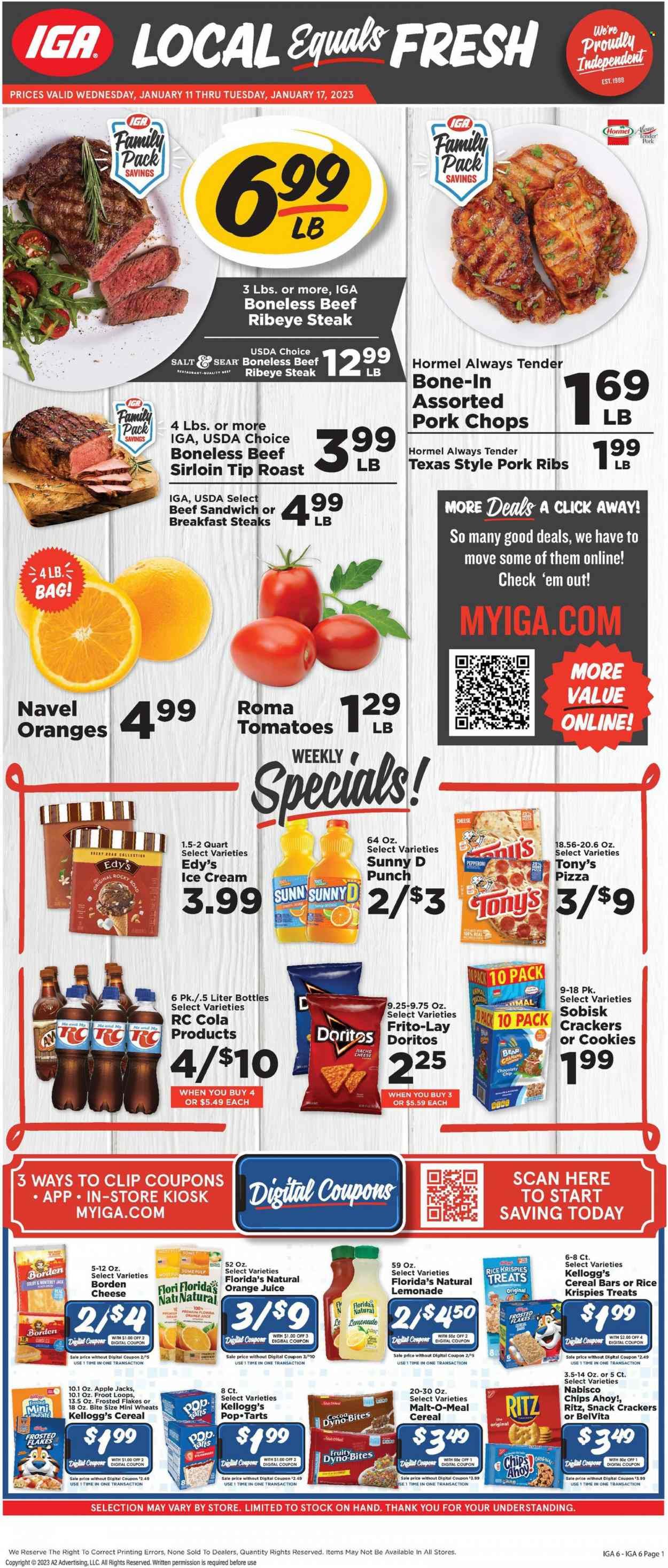 IGA (TN) Weekly Ad Flyer Specials January 11 to January 17, 2023