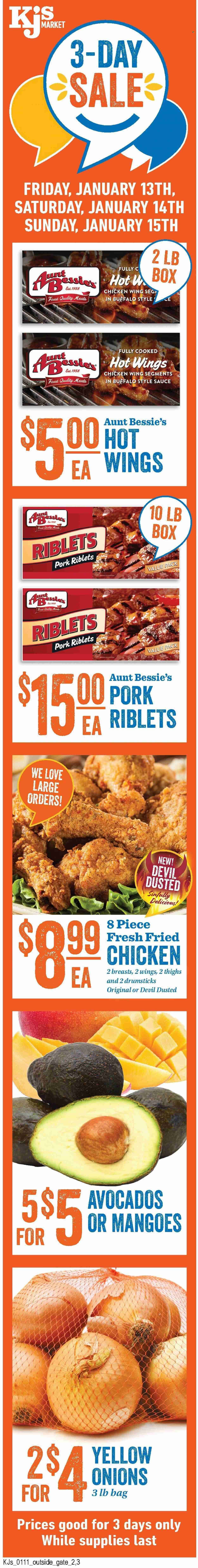 KJ´s Market (GA, SC) Weekly Ad Flyer Specials January 11 to January 17, 2023