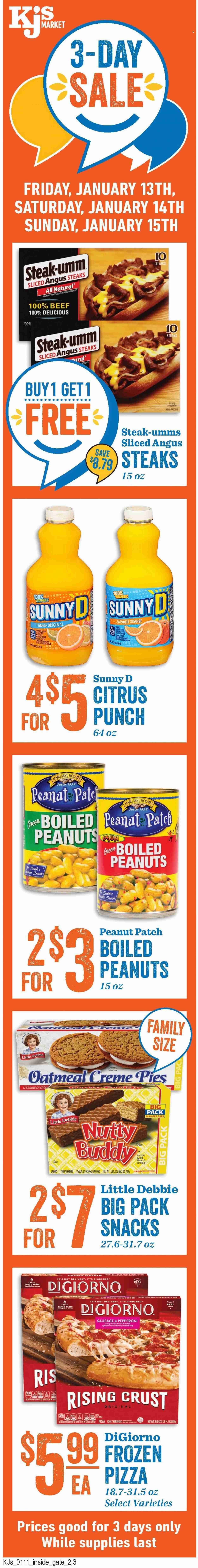 KJ´s Market (GA, SC) Weekly Ad Flyer Specials January 11 to January 17, 2023