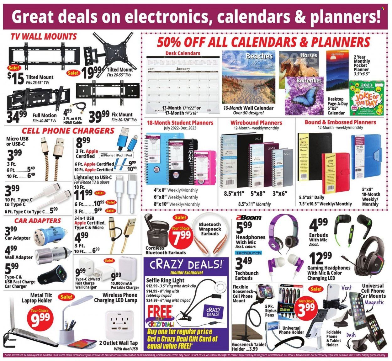 Ocean State Job Lot (CT, MA, ME, NH, NJ, NY, RI, VT) Weekly Ad Flyer Specials January 12 to January 18, 2023