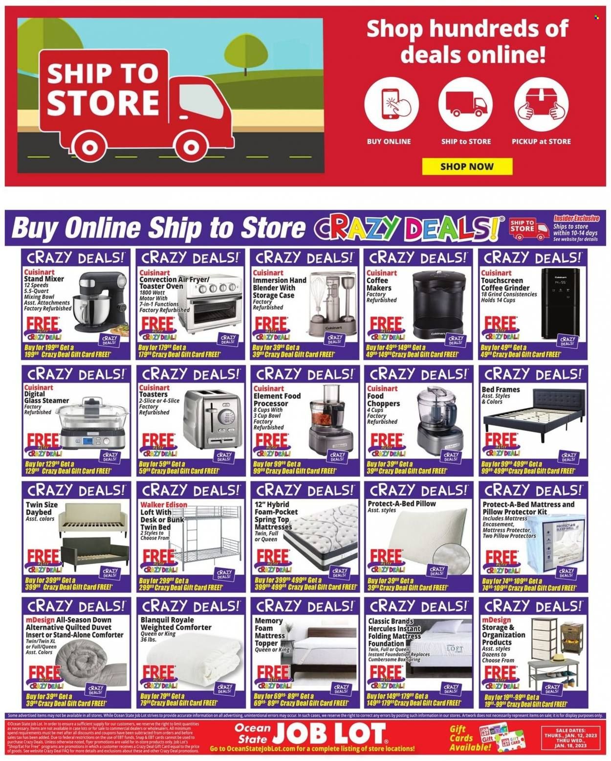 Ocean State Job Lot (CT, MA, ME, NH, NJ, NY, RI, VT) Weekly Ad Flyer Specials January 12 to January 18, 2023