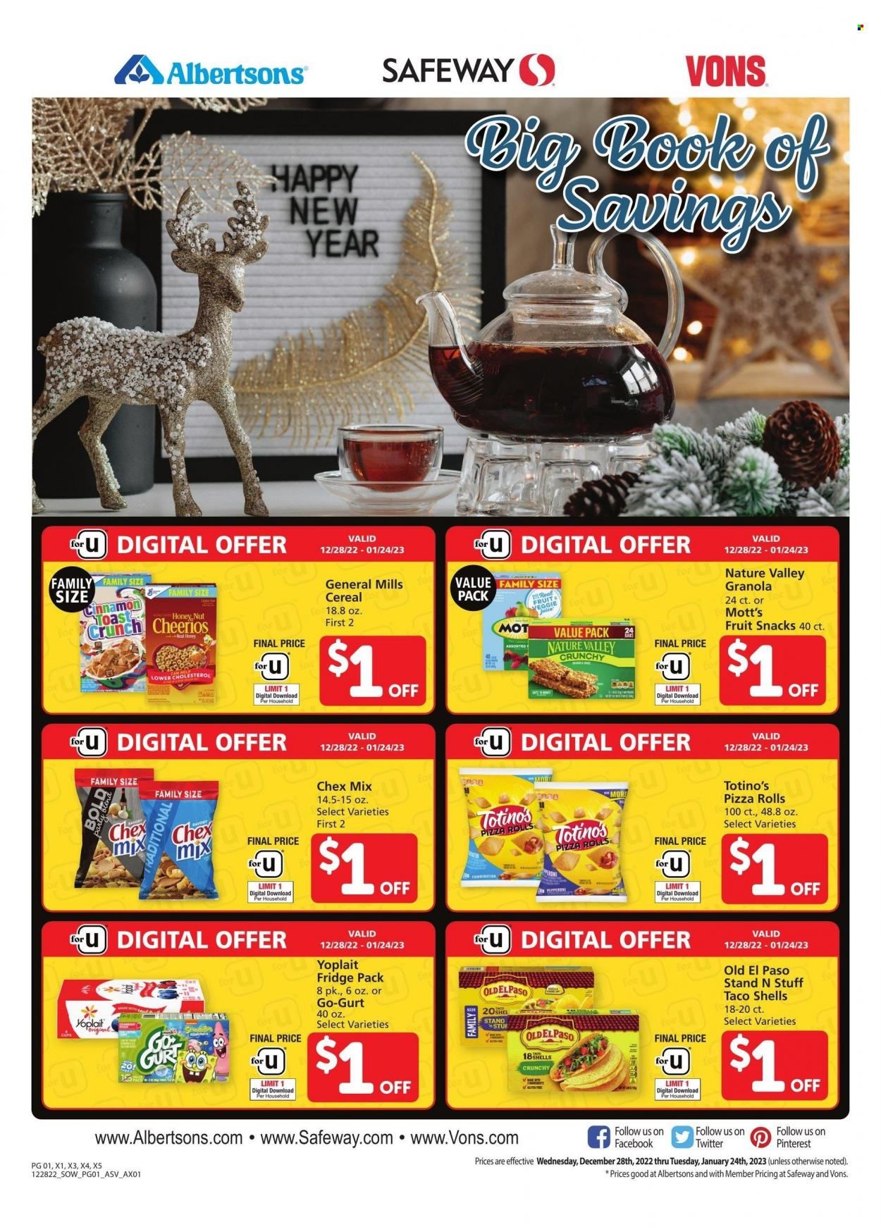 Vons (NV) Weekly Ad Flyer Specials December 28 to January 24, 2023