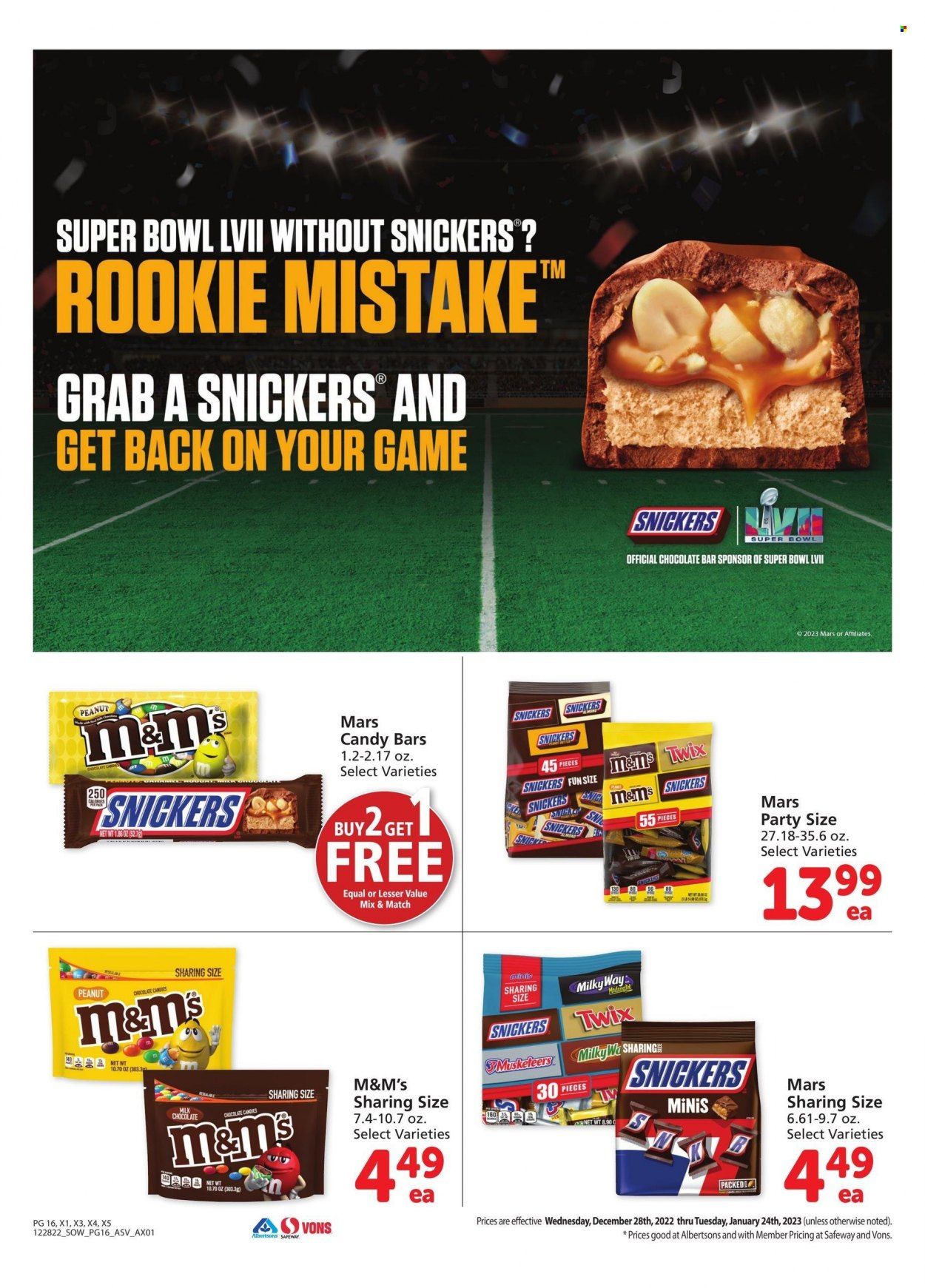 Vons (NV) Weekly Ad Flyer Specials December 28 to January 24, 2023