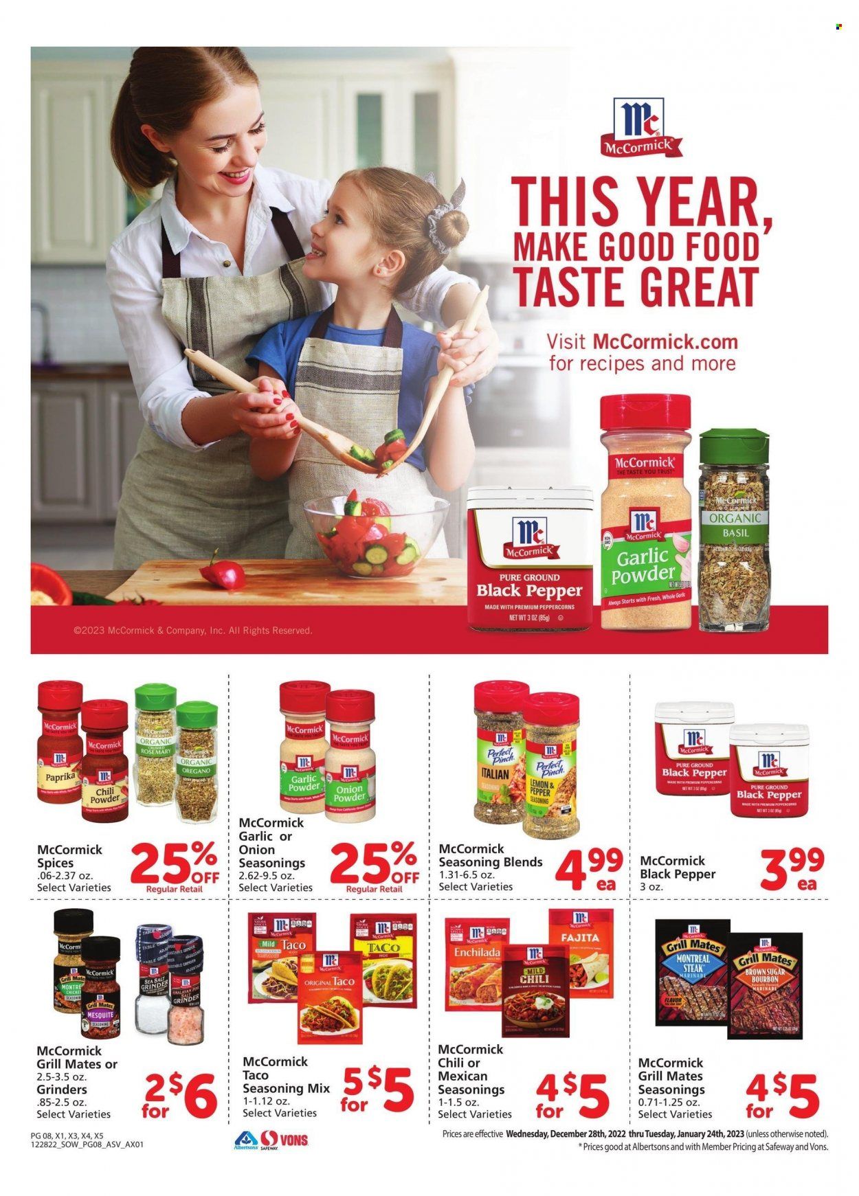 Vons (NV) Weekly Ad Flyer Specials December 28 to January 24, 2023