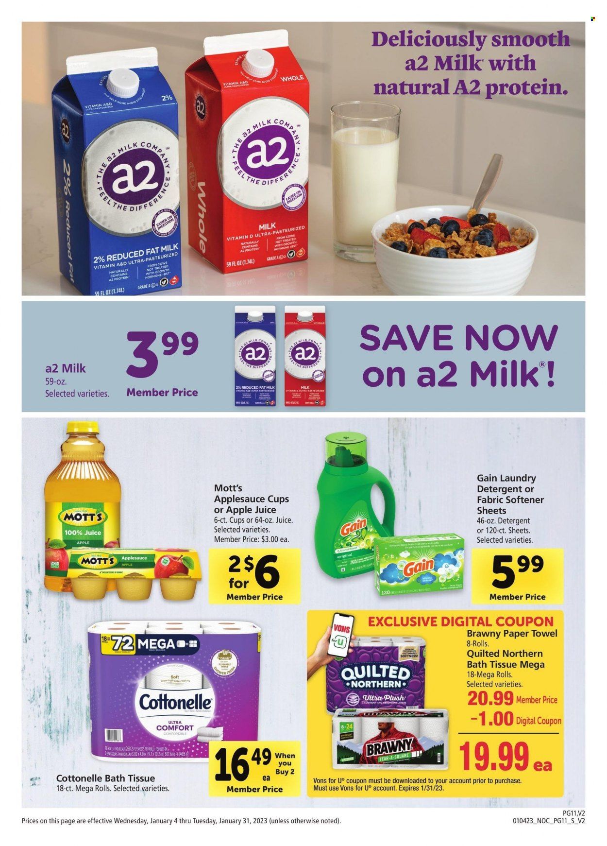 Vons (CA) Weekly Ad Flyer Specials January 4 to January 31, 2023