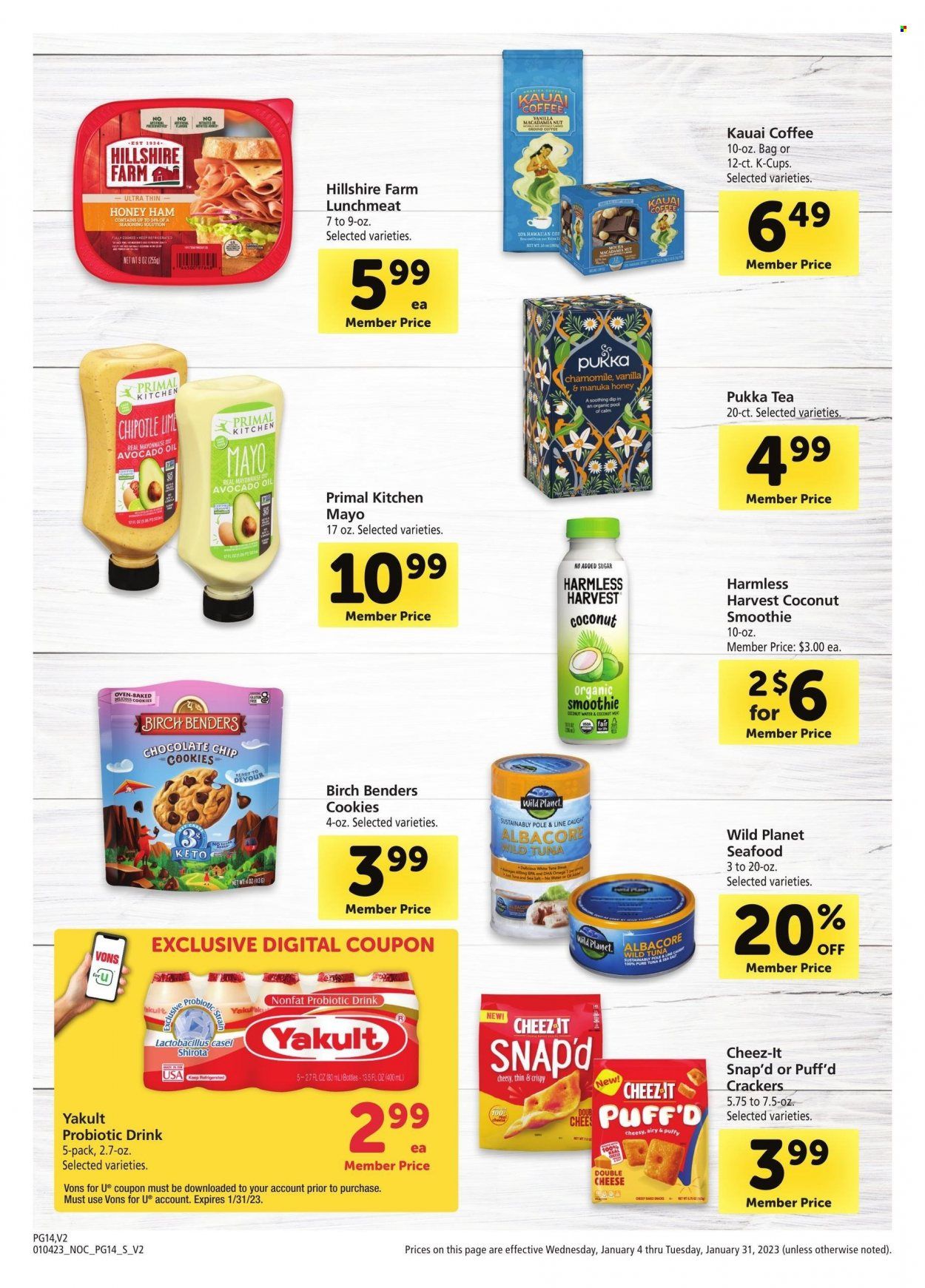 Vons (CA) Weekly Ad Flyer Specials January 4 to January 31, 2023