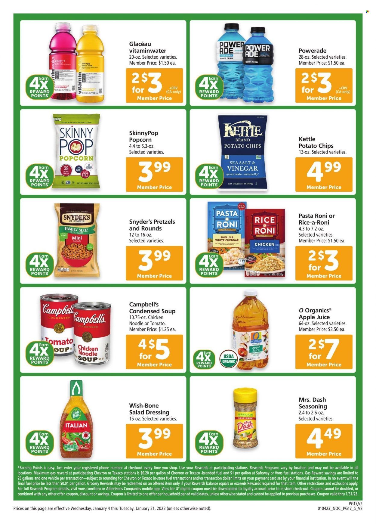 Vons (CA) Weekly Ad Flyer Specials January 4 to January 31, 2023