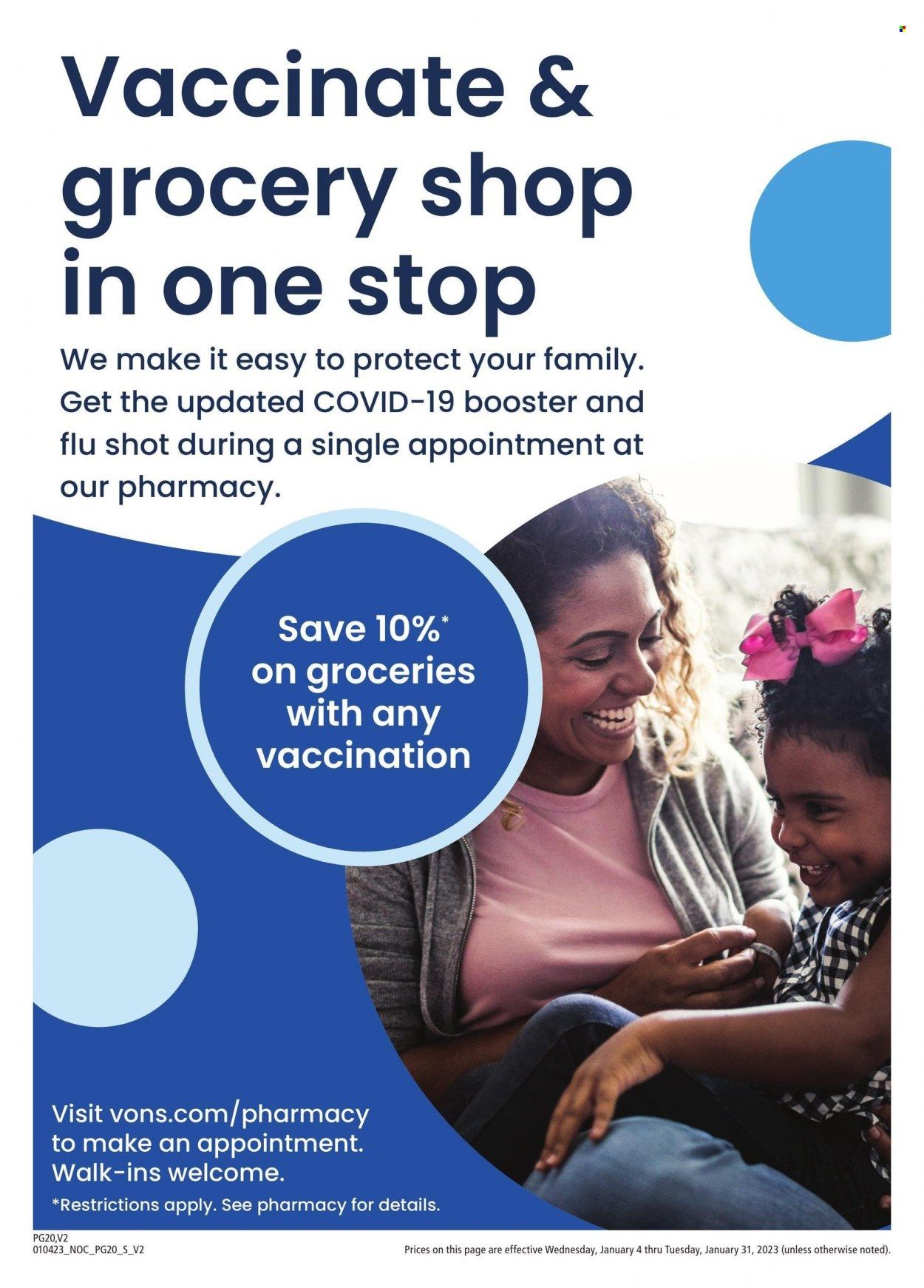 Vons (CA) Weekly Ad Flyer Specials January 4 to January 31, 2023