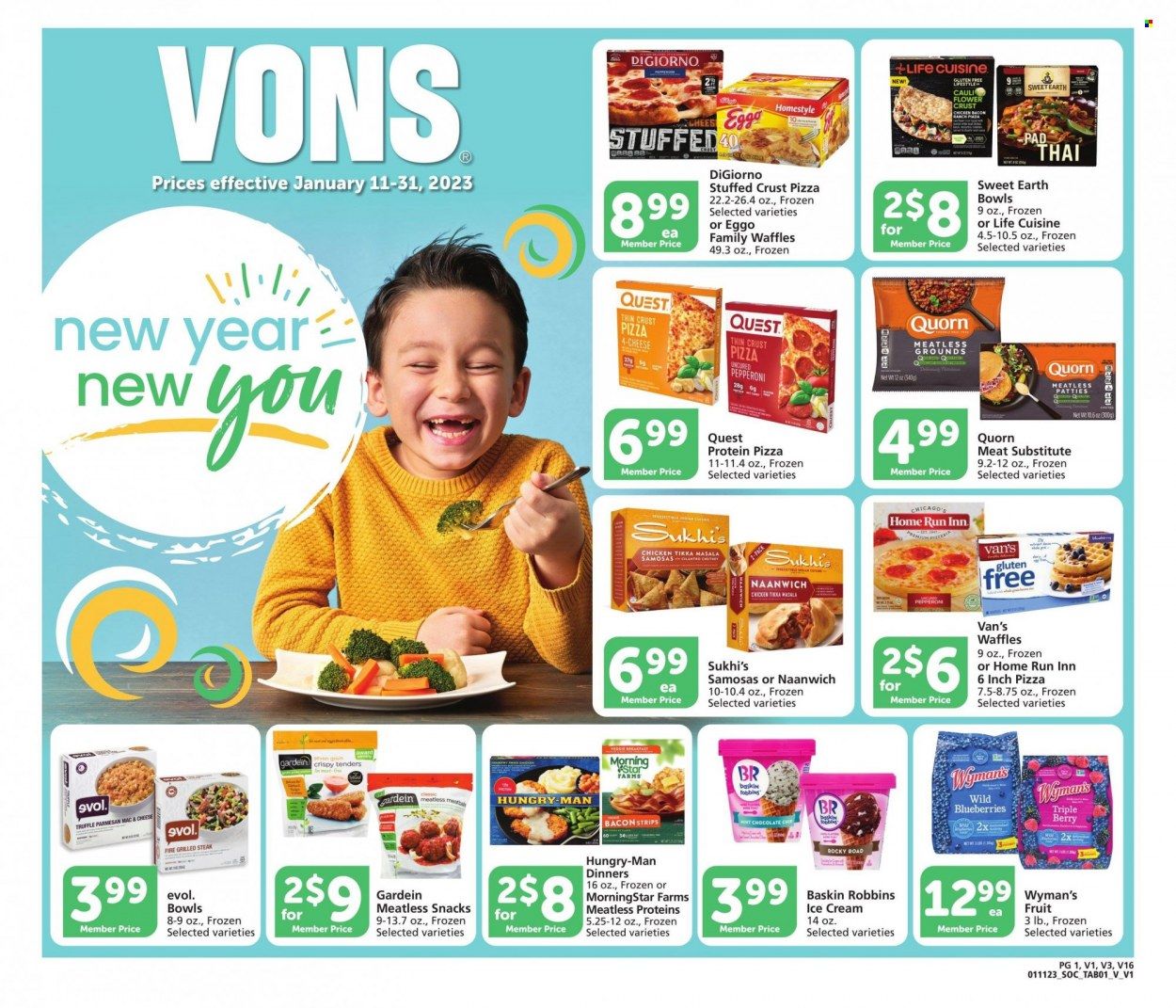 Vons (CA) Weekly Ad Flyer Specials January 11 to January 31, 2023