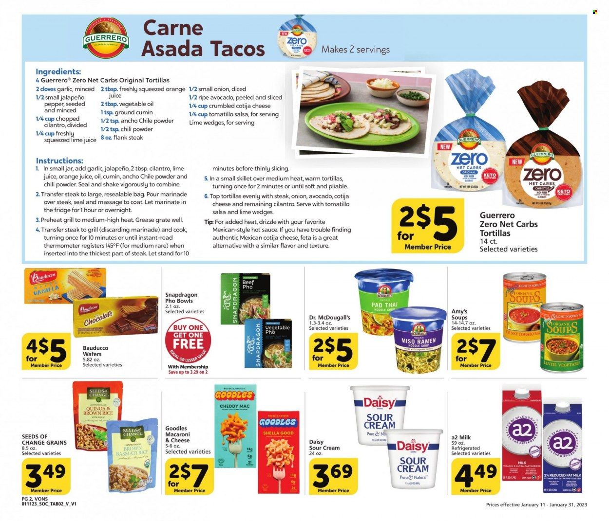 Vons (CA) Weekly Ad Flyer Specials January 11 to January 31, 2023