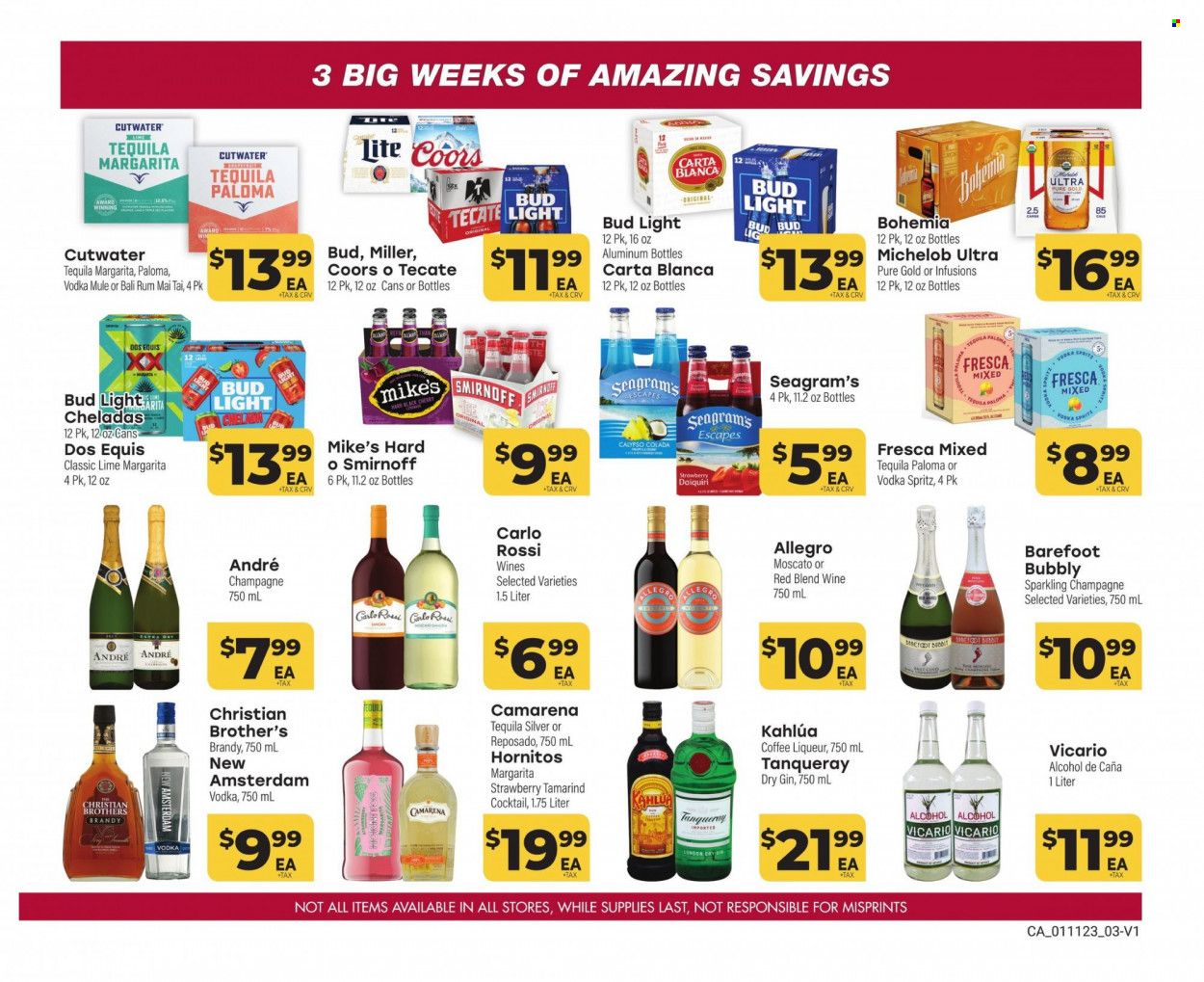 Cardenas (CA, NV) Weekly Ad Flyer Specials January 11 to January 31, 2023
