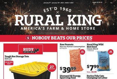 Rural King Weekly Ad Flyer Specials January 5 to January 18, 2023