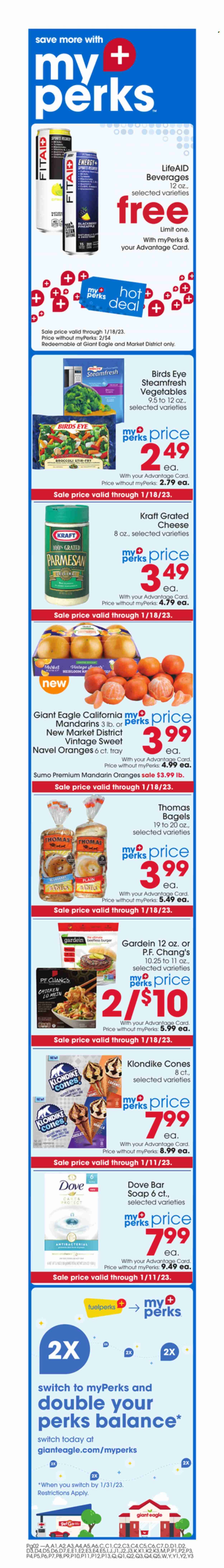 Giant Eagle (OH, PA) Weekly Ad Flyer Specials January 12 to January 18, 2023