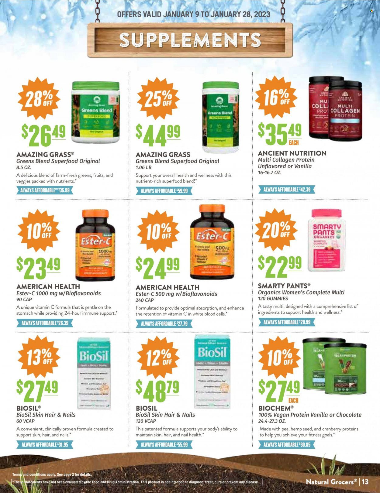 Natural Grocers Weekly Ad Flyer Specials January 9 to January 28, 2023