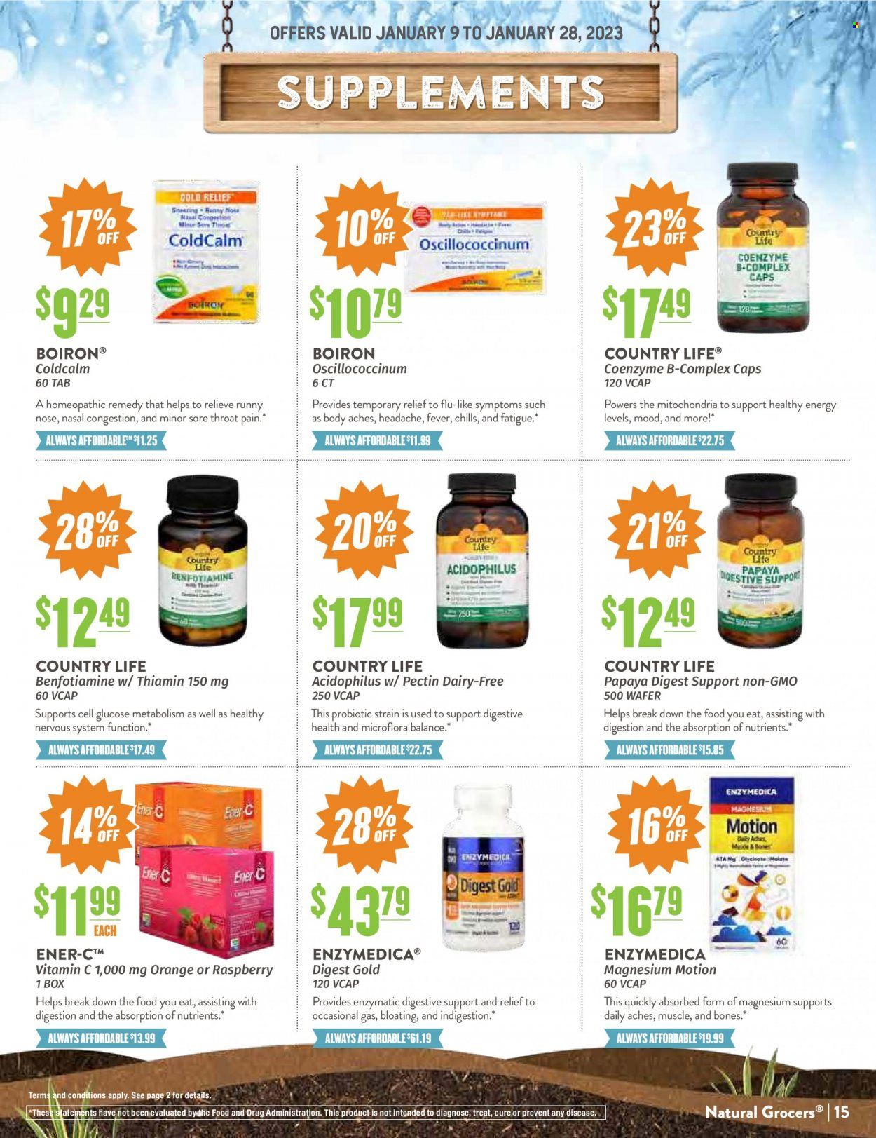 Natural Grocers Weekly Ad Flyer Specials January 9 to January 28, 2023