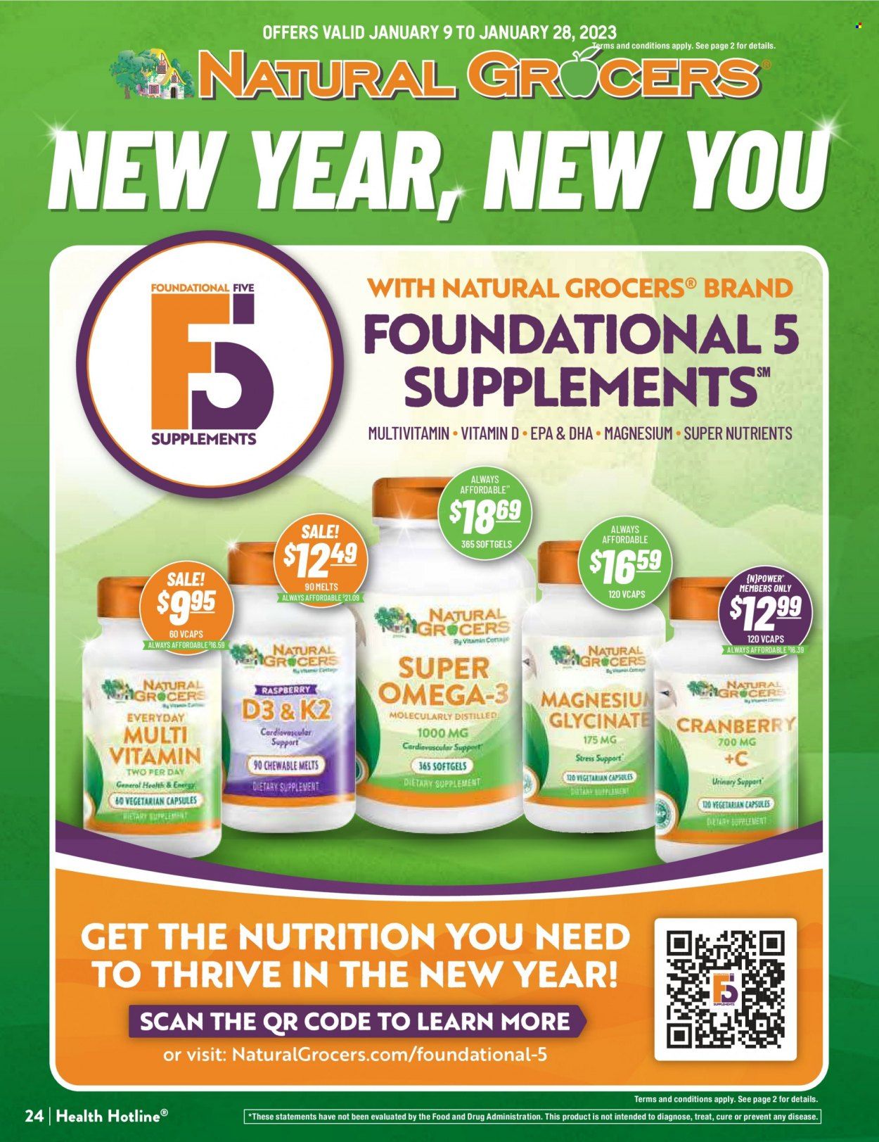 Natural Grocers Weekly Ad Flyer Specials January 9 to January 28, 2023