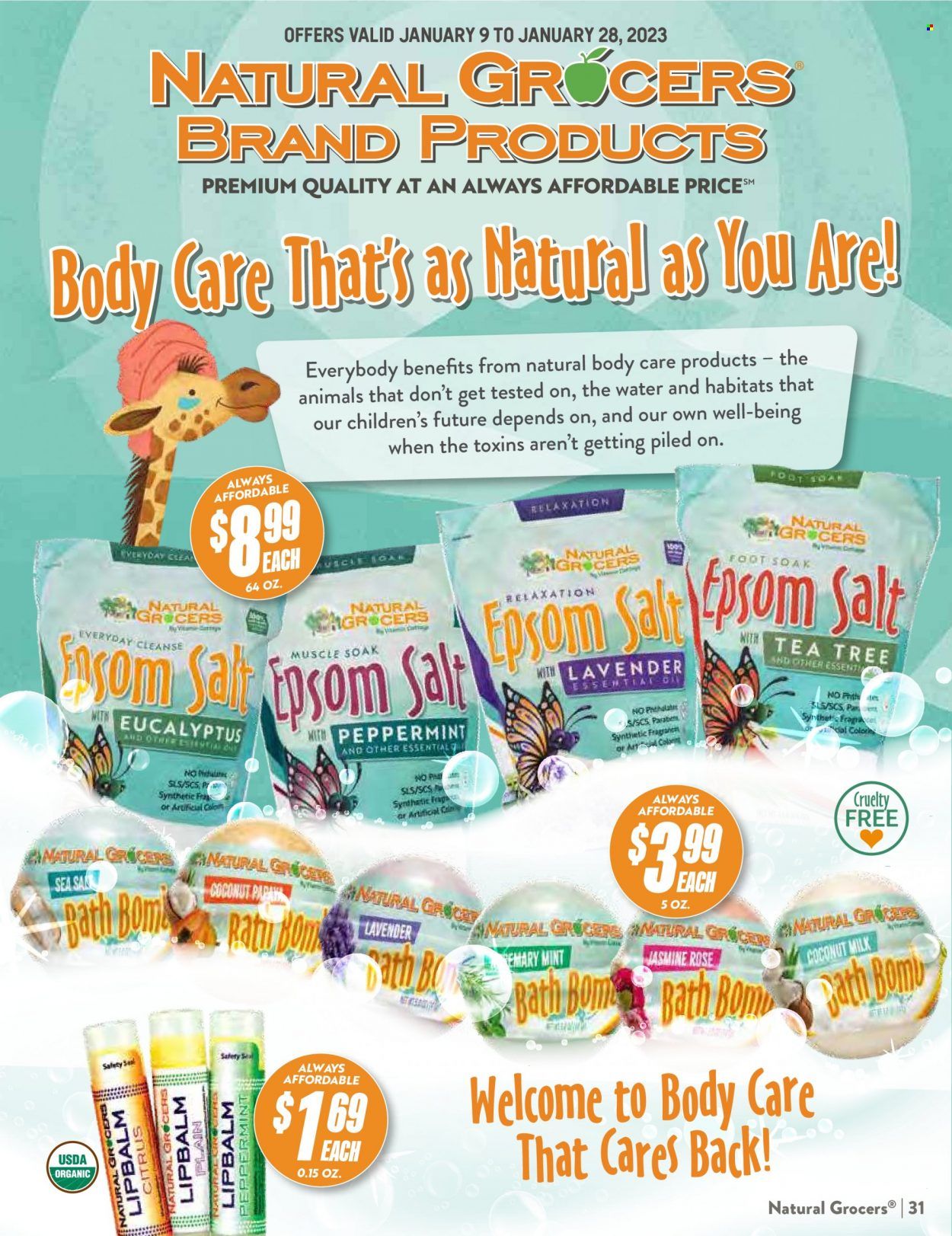 Natural Grocers Weekly Ad Flyer Specials January 9 to January 28, 2023