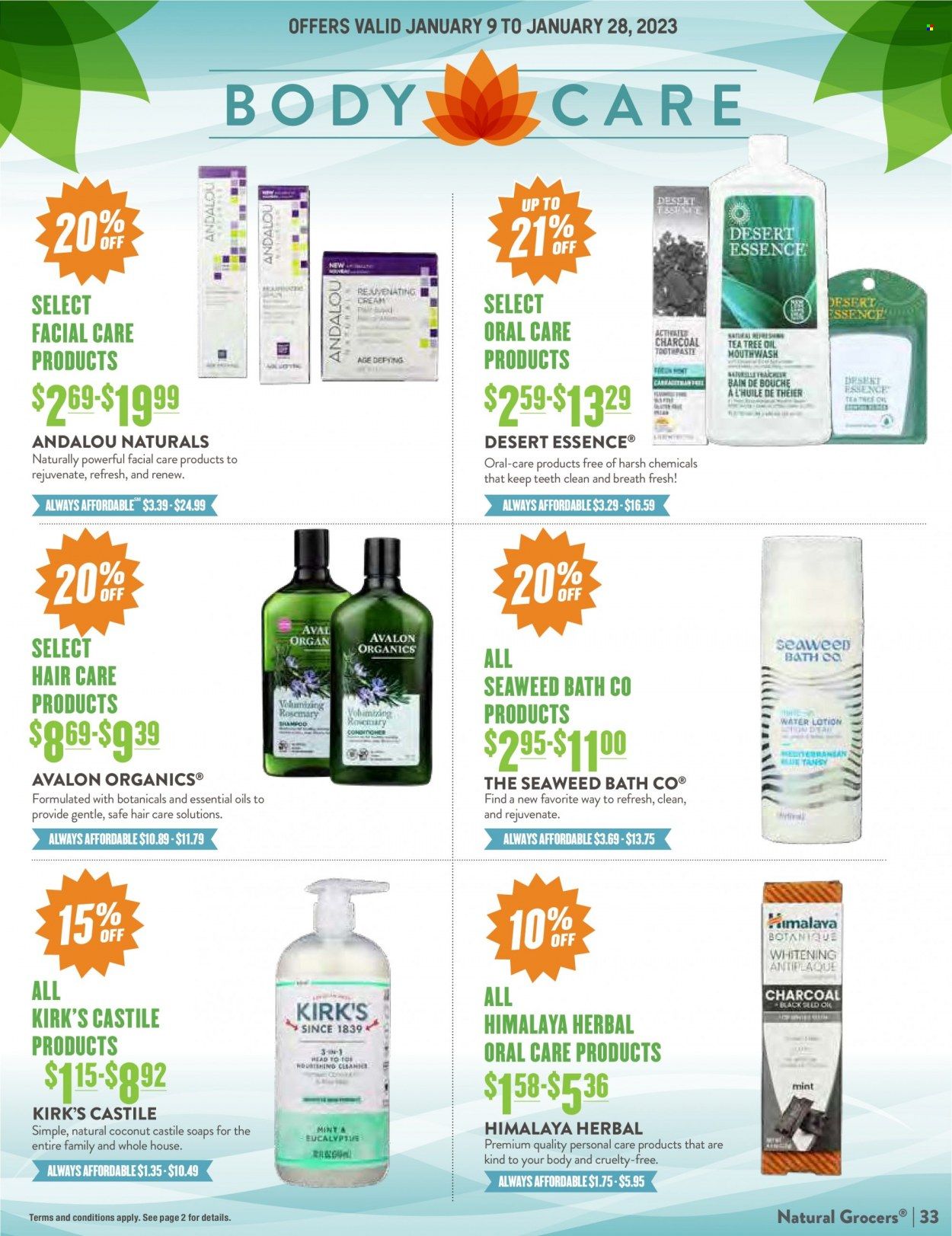 Natural Grocers Weekly Ad Flyer Specials January 9 to January 28, 2023