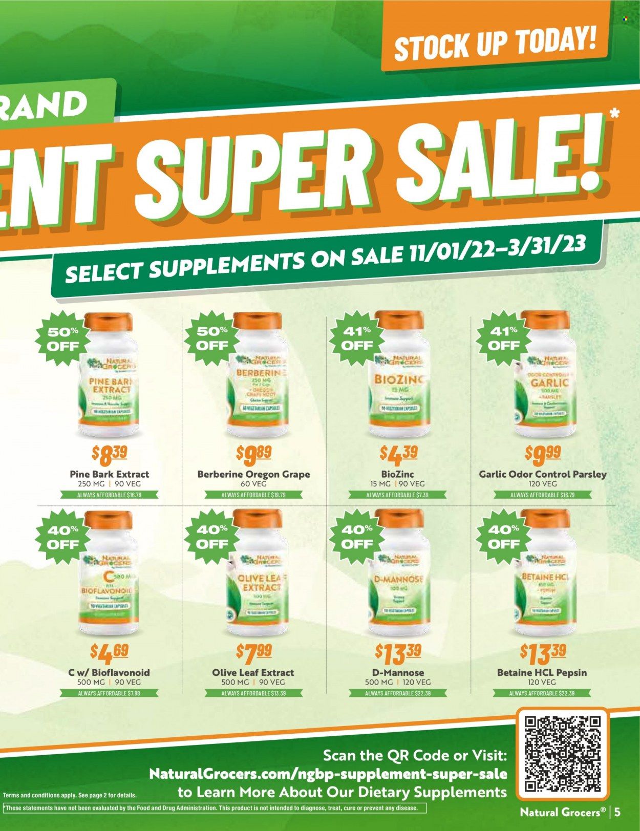 Natural Grocers Weekly Ad Flyer Specials January 9 to January 28, 2023