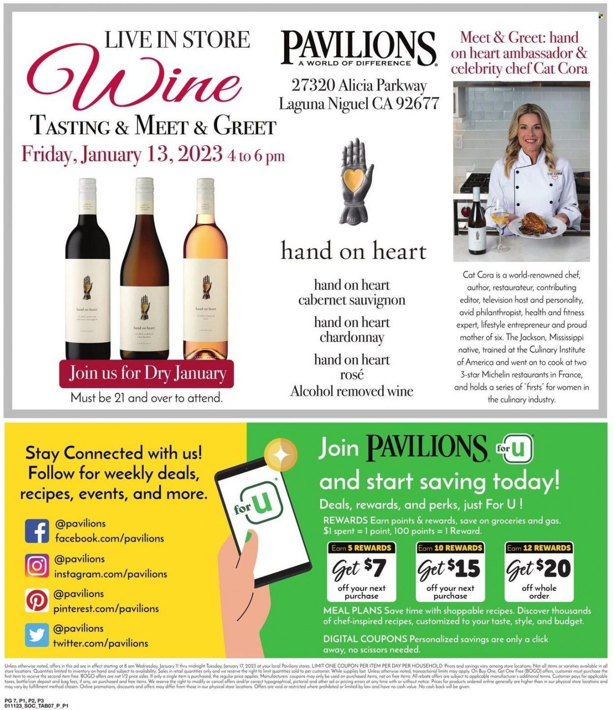 Pavilions (CA) Weekly Ad Flyer Specials January 11 to January 17, 2023