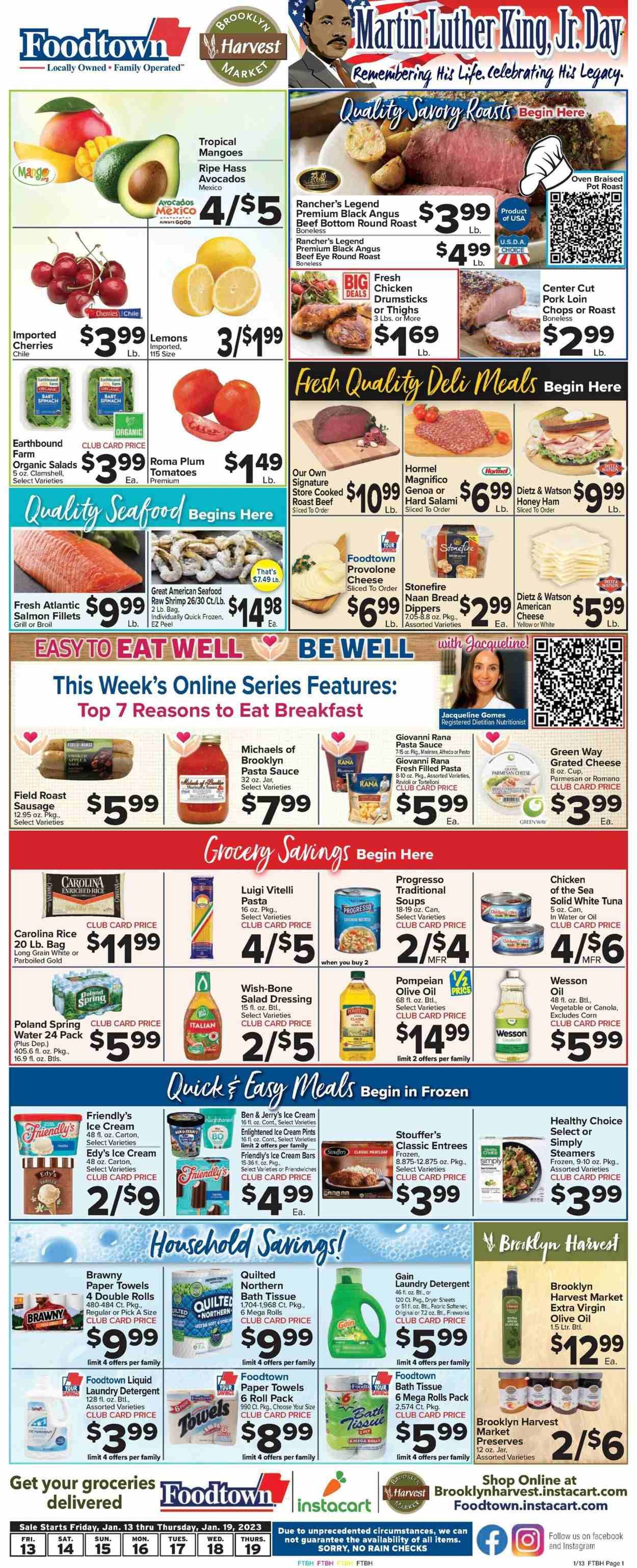Foodtown (NJ, NY, PA) Weekly Ad Flyer Specials January 13 to January 19, 2023