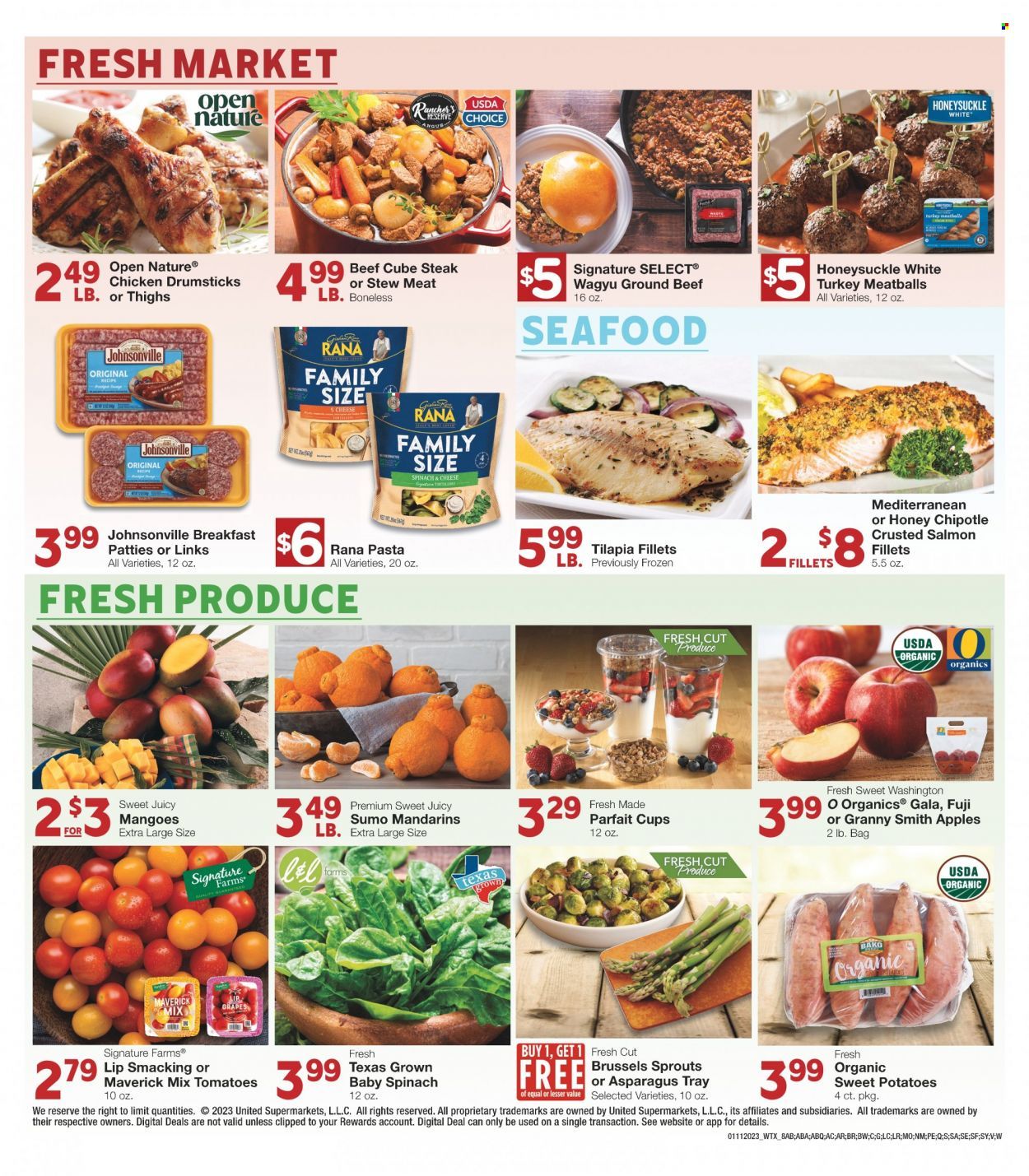 United Supermarkets (TX) Weekly Ad Flyer Specials January 11 to January 17, 2023