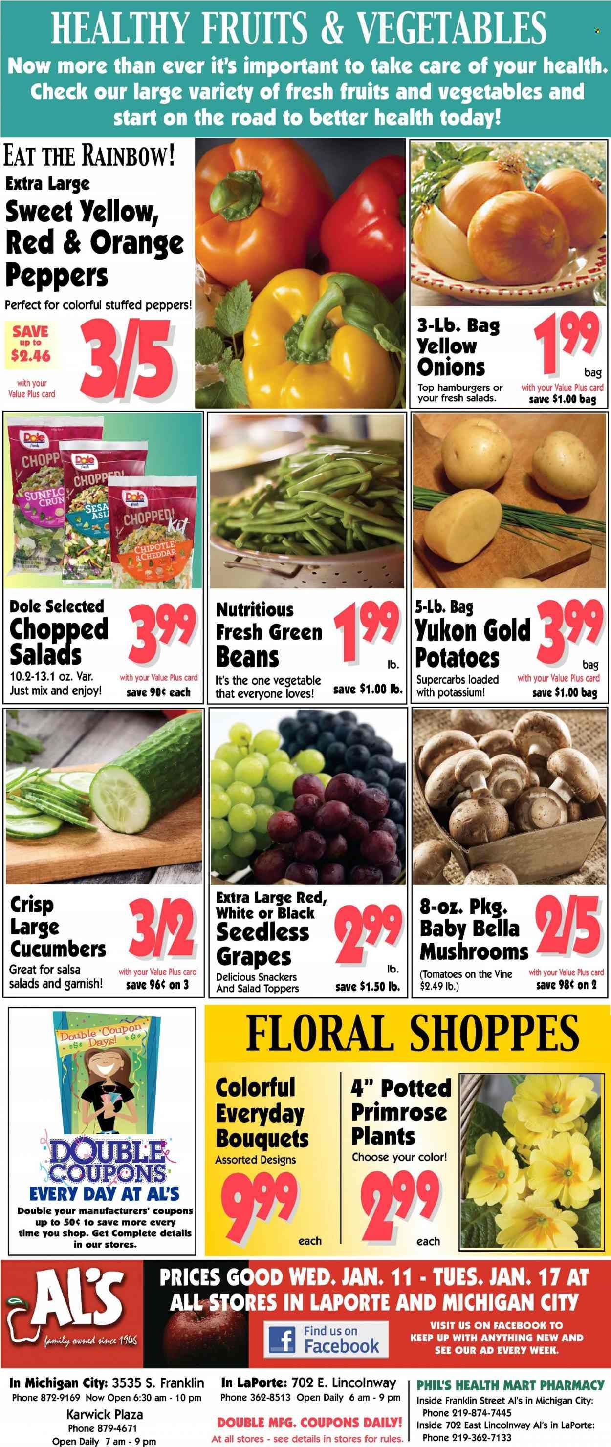 Al's Supermarket (IN) Weekly Ad Flyer Specials January 11 to January 17, 2023