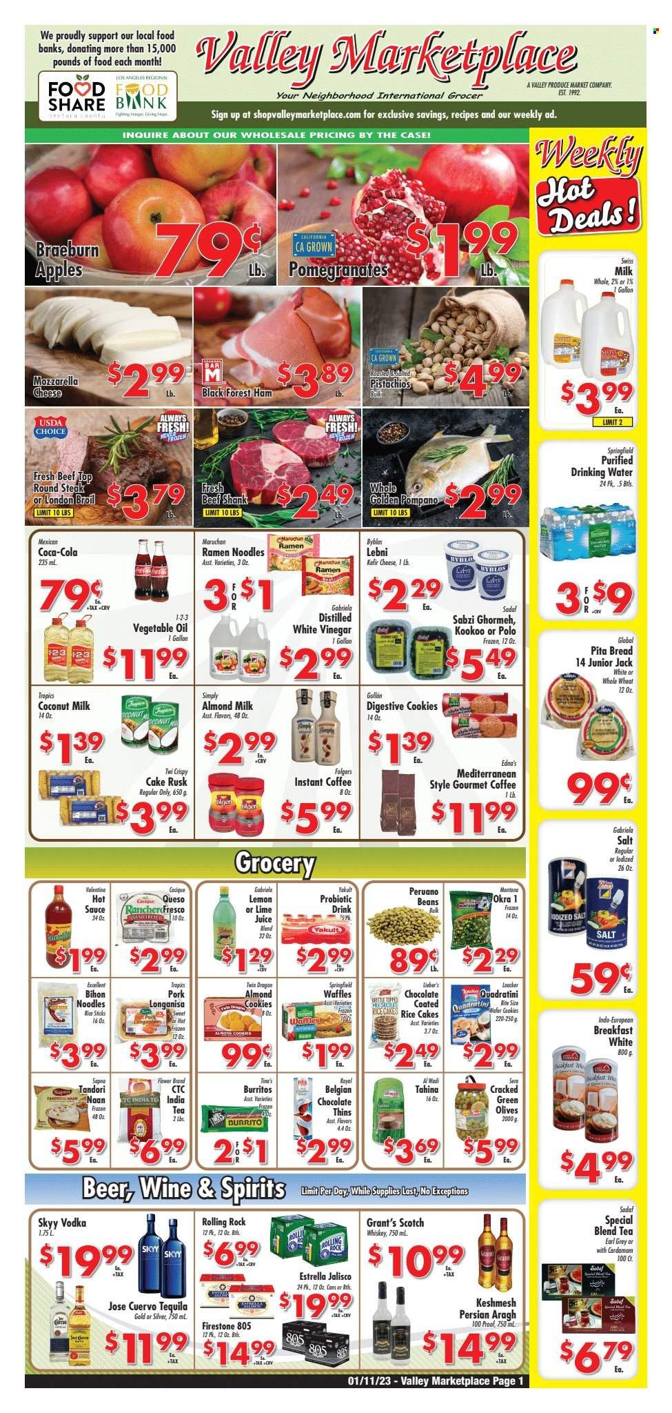 Valley Marketplace (CA) Weekly Ad Flyer Specials January 11 to January 17, 2023