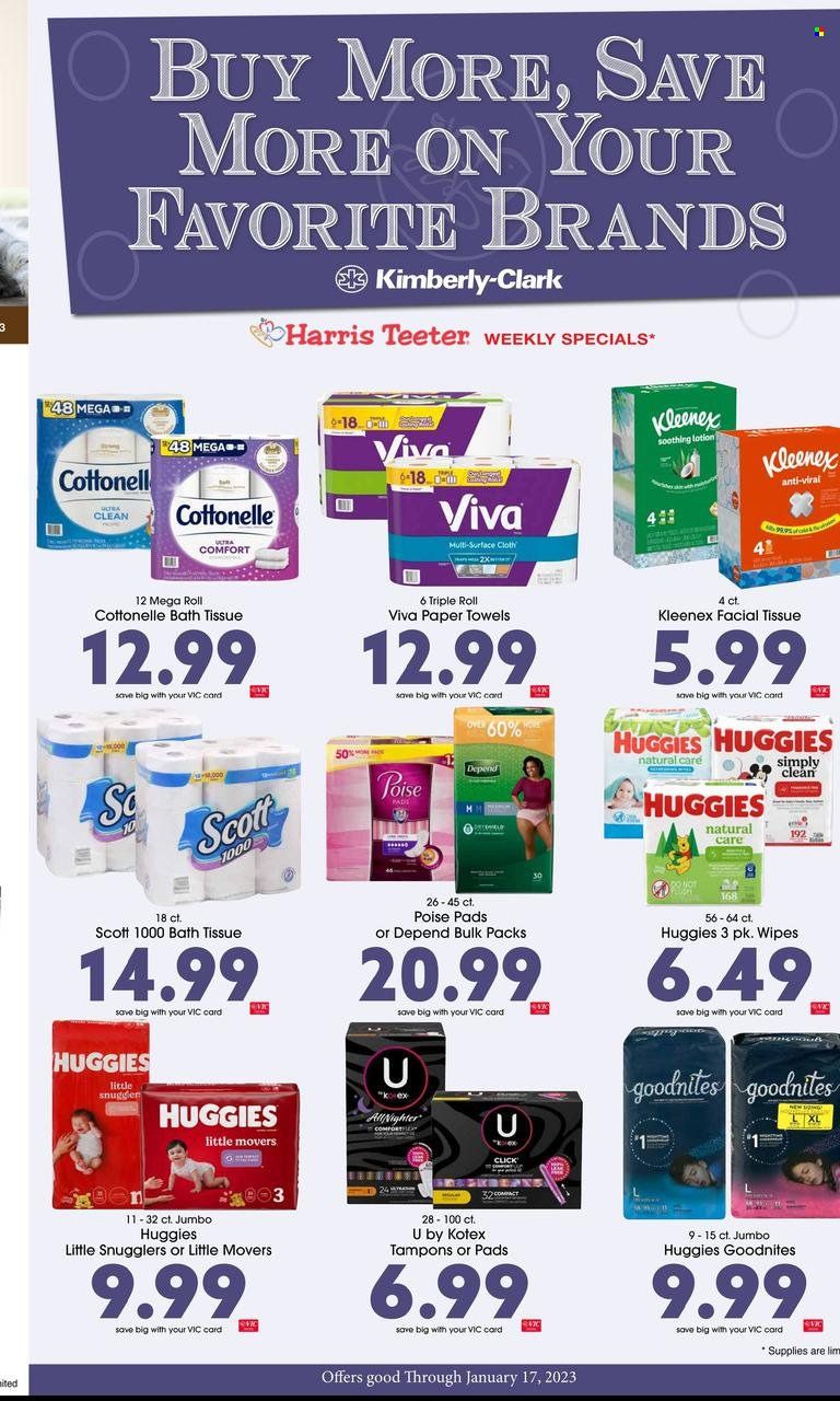 Harris Teeter Weekly Ad Flyer Specials January 11 to January 17, 2023