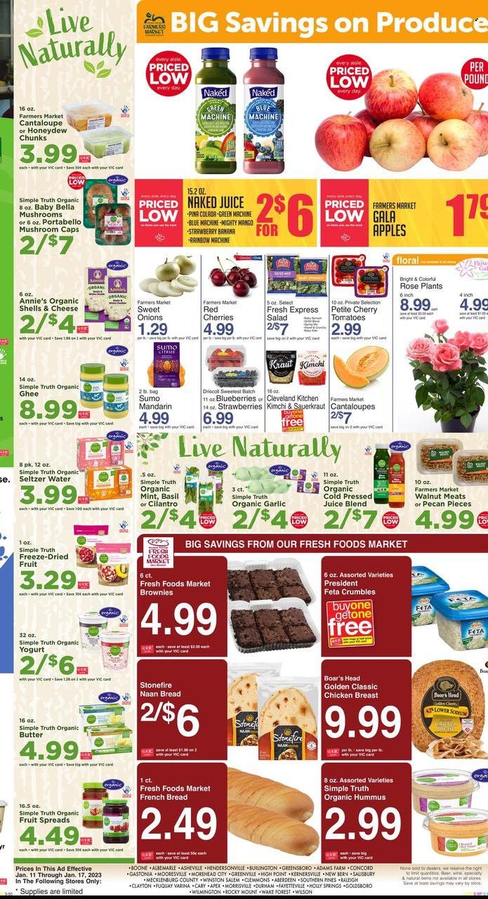 Harris Teeter Weekly Ad Flyer Specials January 11 to January 17, 2023