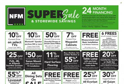Nebraska Furniture Mart (IA, KS, NE, TX) Weekly Ad Flyer Specials January 11 to January 17, 2023