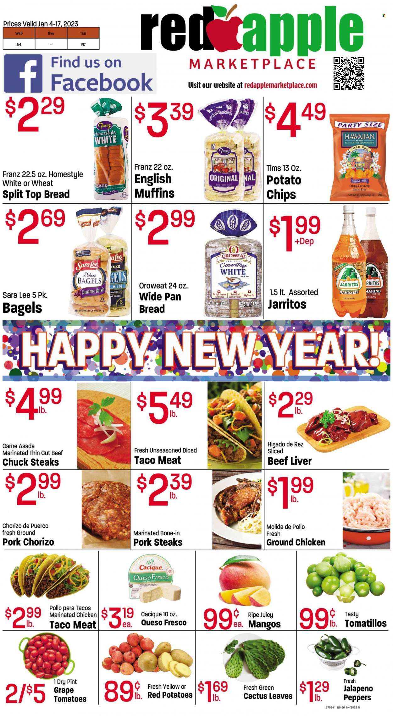 Red Apple Marketplace (OR) Weekly Ad Flyer Specials January 4 to January 17, 2023