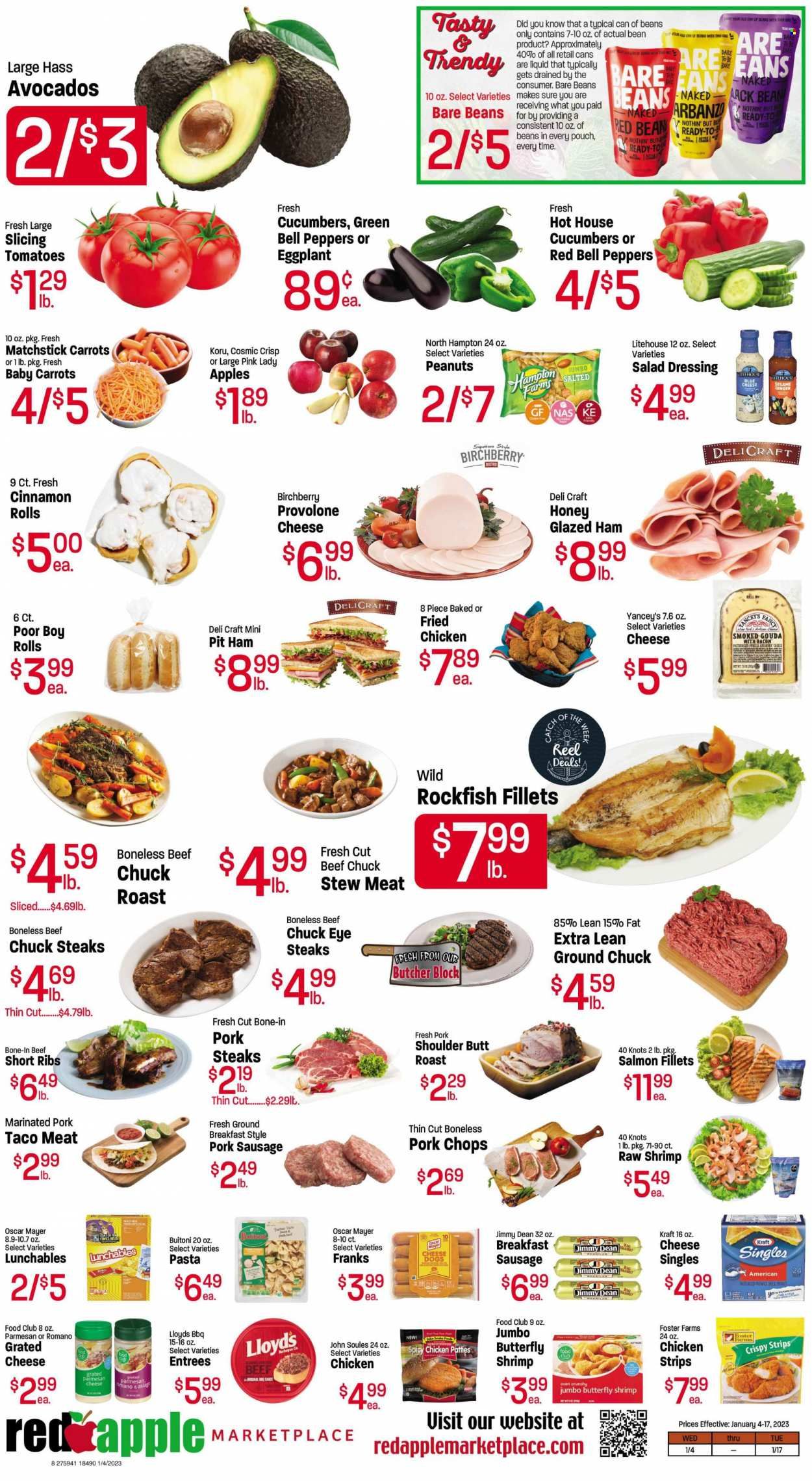 Red Apple Marketplace (OR) Weekly Ad Flyer Specials January 4 to January 17, 2023