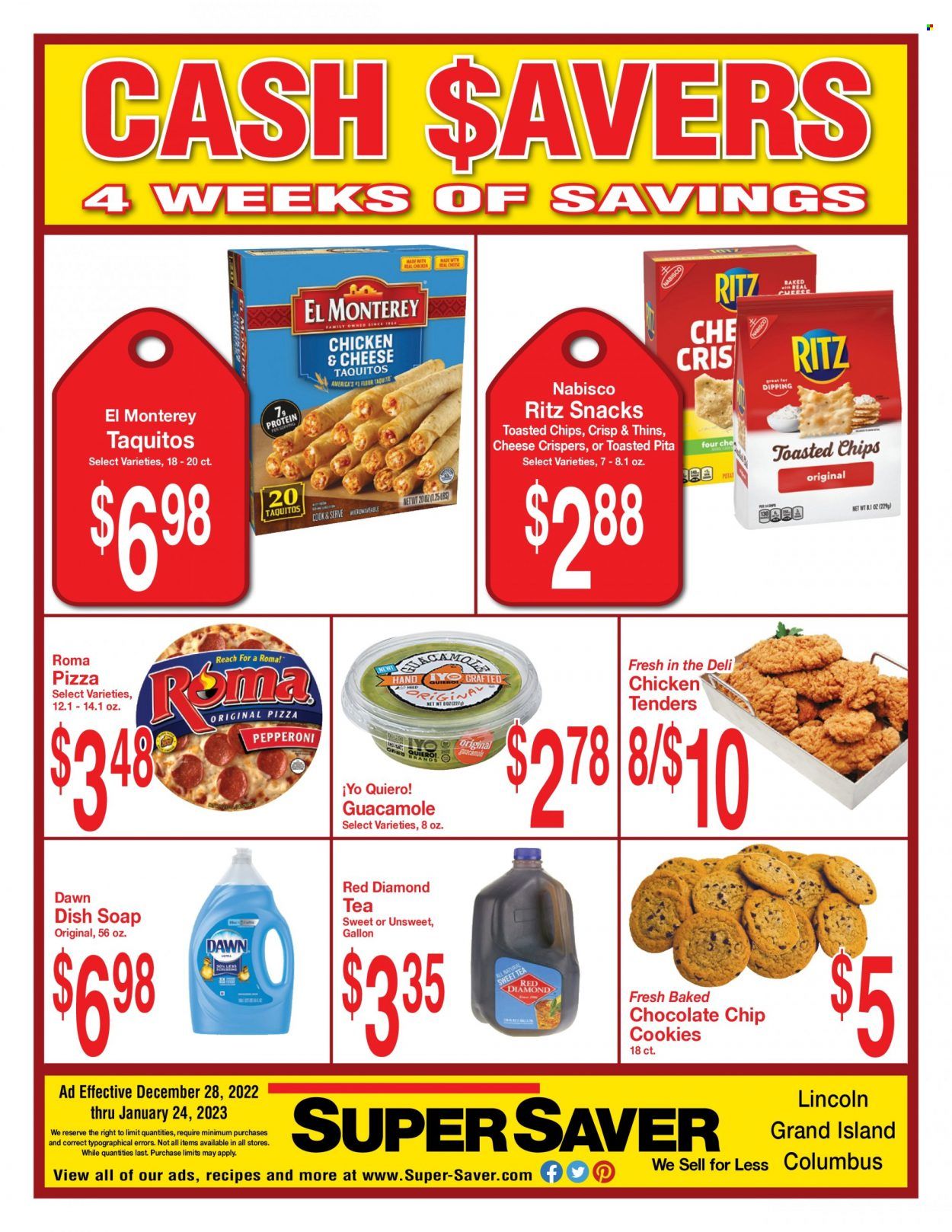 Super Saver Weekly Ad Flyer Specials December 28 to January 24, 2023