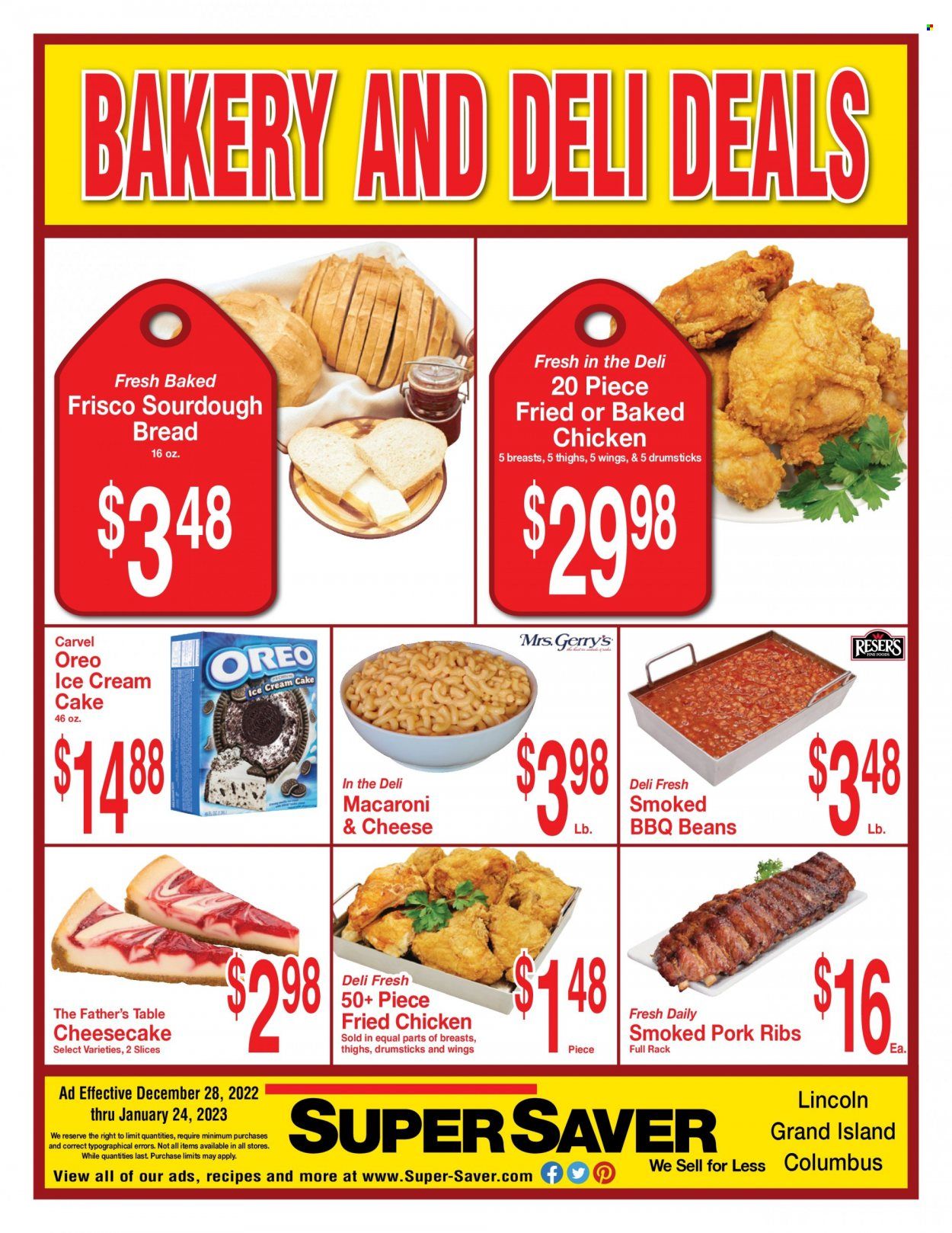 Super Saver Weekly Ad Flyer Specials December 28 to January 24, 2023