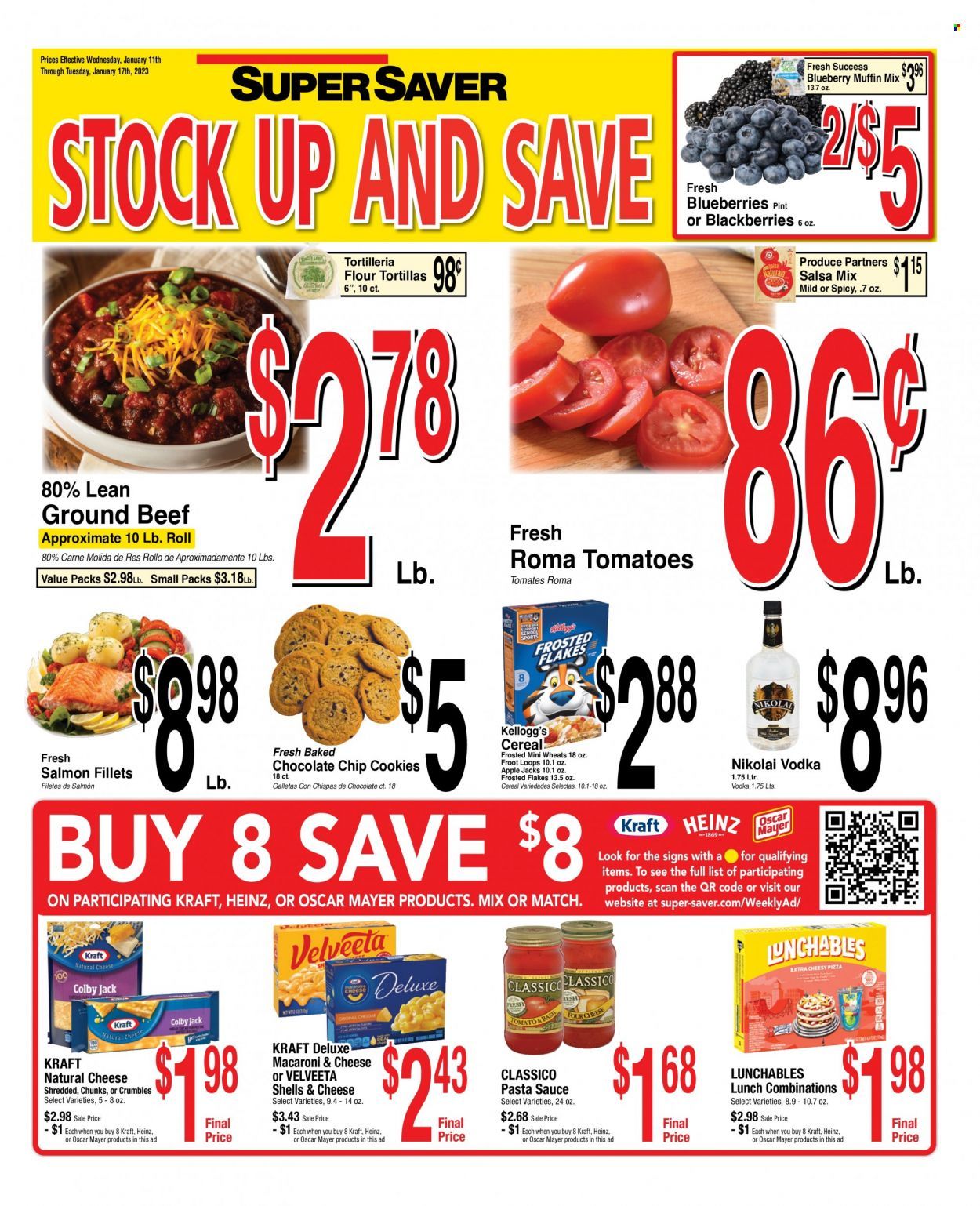 Super Saver Weekly Ad Flyer Specials January 11 to January 17, 2023