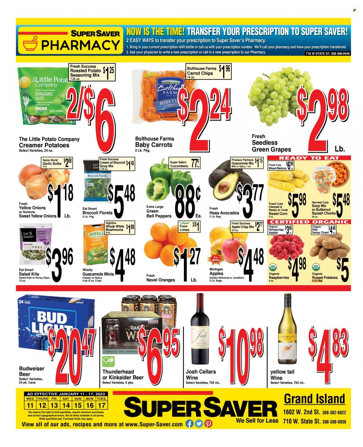 Super Saver Weekly Ad Flyer Specials January 11 to January 17, 2023