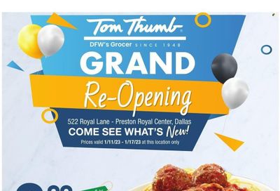 Tom Thumb (TX) Weekly Ad Flyer Specials January 11 to January 17, 2023