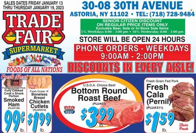 Trade Fair Supermarket (NY) Weekly Ad Flyer Specials January 13 to January 19, 2023
