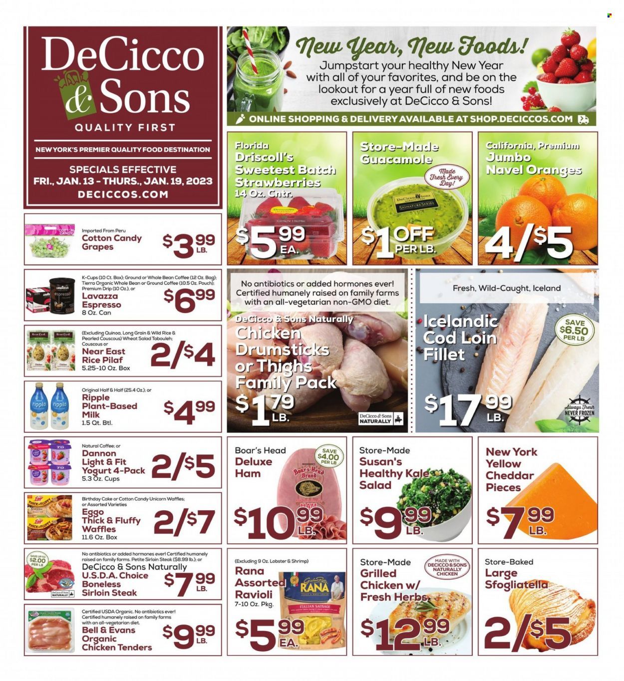 DeCicco & Sons (NY) Weekly Ad Flyer Specials January 13 to January 19, 2023