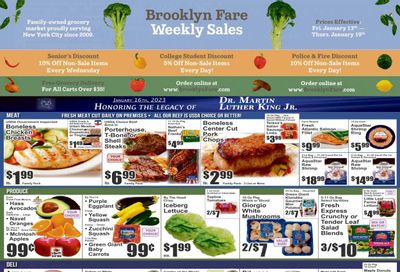 Brooklyn Fare (NY) Weekly Ad Flyer Specials January 13 to January 19, 2023