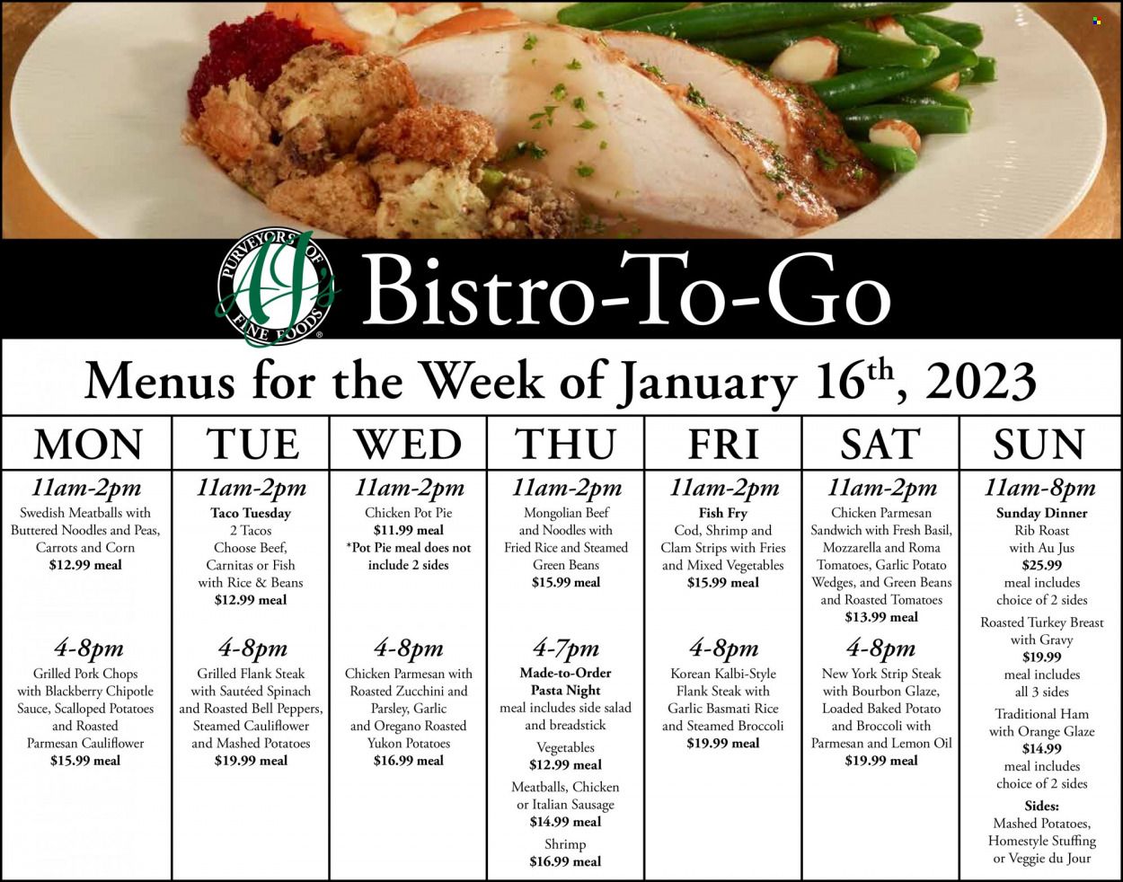 AJ's Fine Foods (AZ) Weekly Ad Flyer Specials January 16 to January 22, 2023