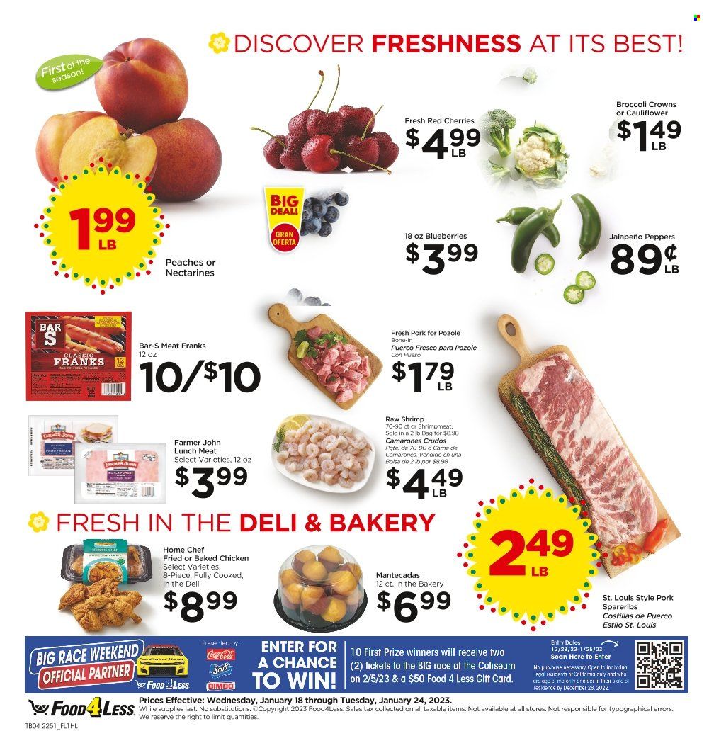 Food 4 Less (CA) Weekly Ad Flyer Specials January 18 to January 24, 2023