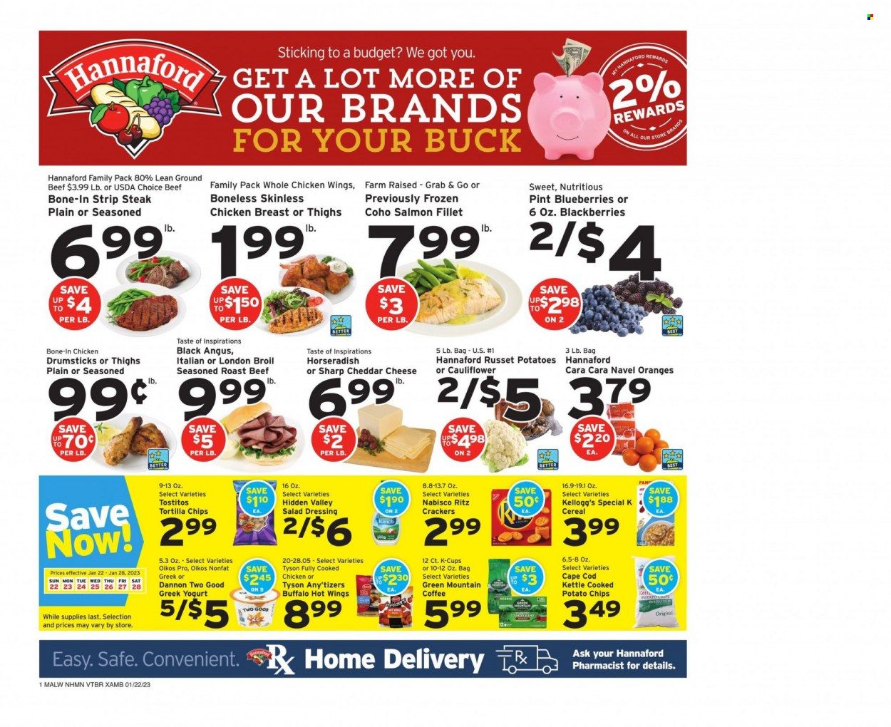 Hannaford (NH) Weekly Ad Flyer Specials January 22 to January 28, 2023