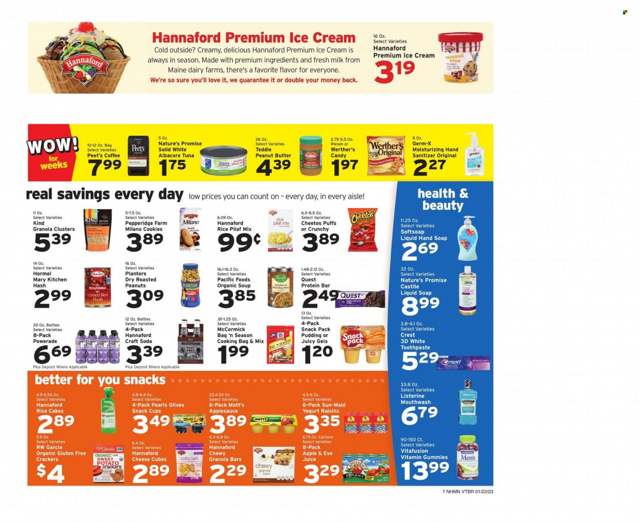 Hannaford (NH) Weekly Ad Flyer Specials January 22 to January 28, 2023