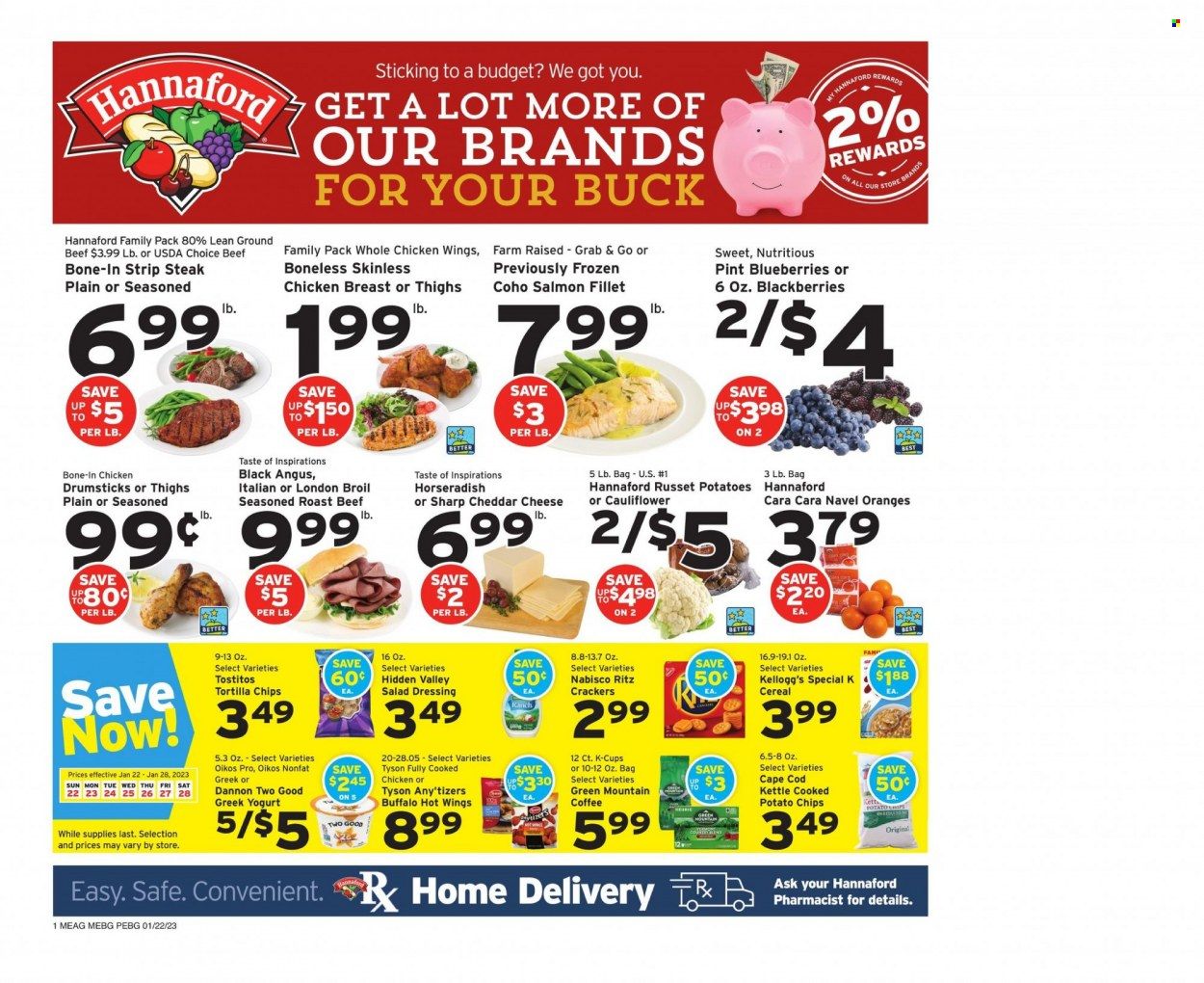 Hannaford (ME) Weekly Ad Flyer Specials January 22 to January 28, 2023