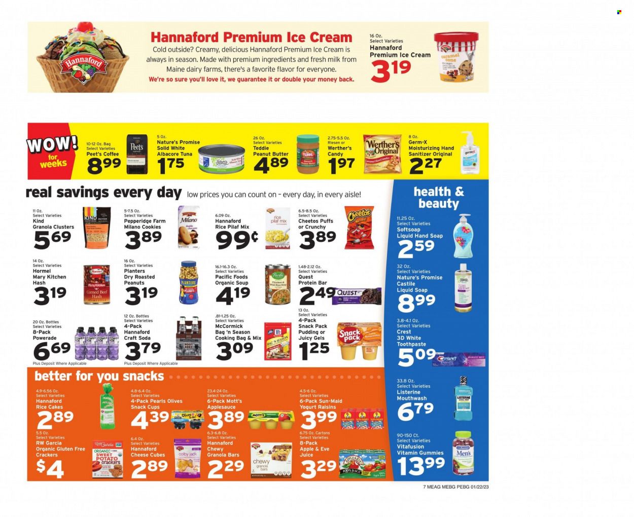 Hannaford (ME) Weekly Ad Flyer Specials January 22 to January 28, 2023