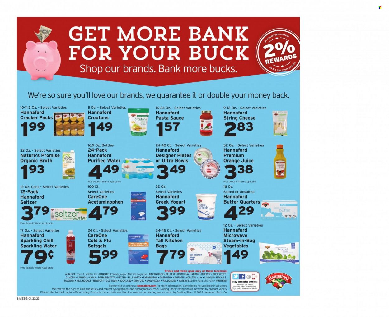Hannaford (ME) Weekly Ad Flyer Specials January 22 to January 28, 2023