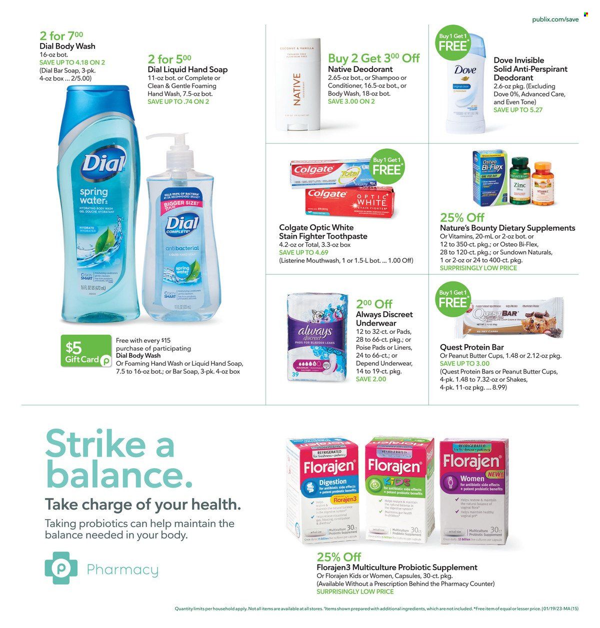 Publix (AL, FL, GA, NC, SC, TN) Weekly Ad Flyer Specials January 19 to January 25, 2023