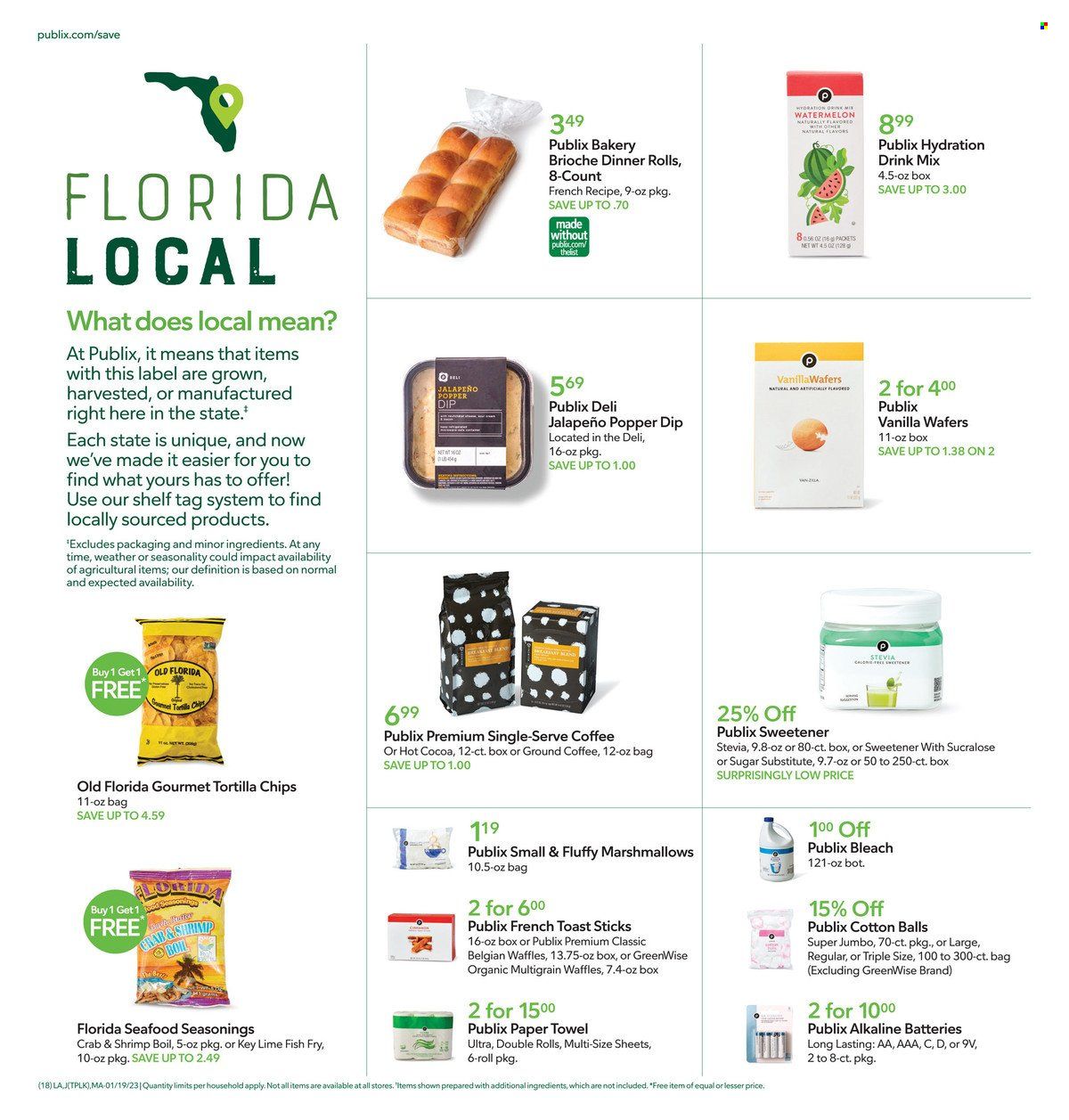 Publix (AL, FL, GA, NC, SC, TN) Weekly Ad Flyer Specials January 19 to January 25, 2023